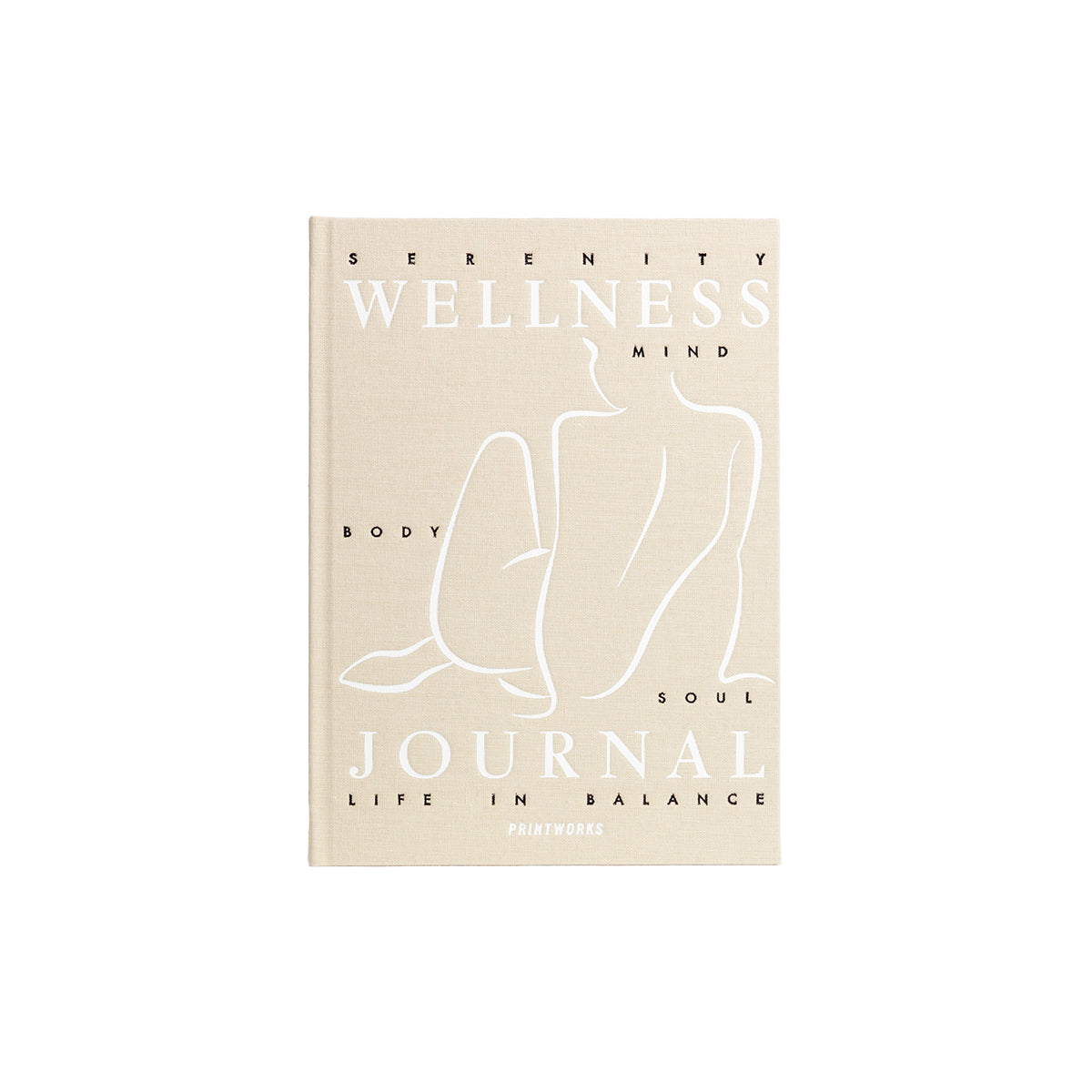 Printworks wellness journal face on on white background