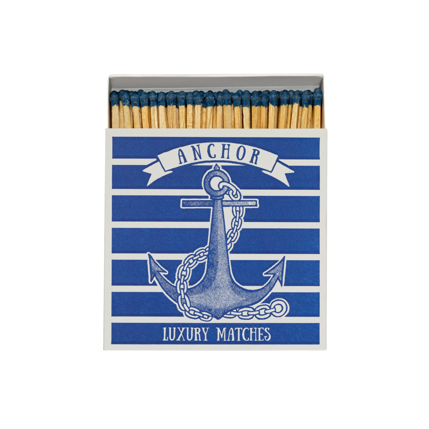 Luxury matches half opened with matches showing through