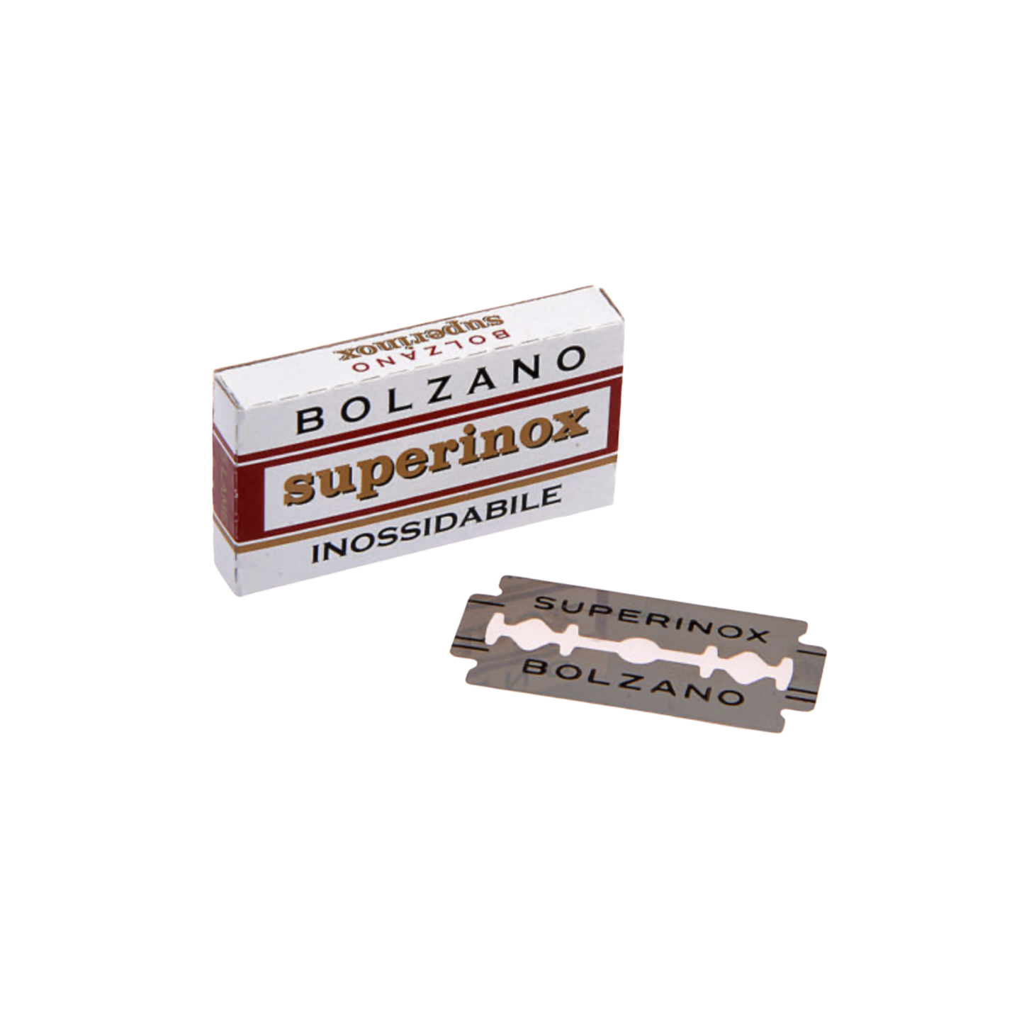 Razor Blades (pack of 5) Bolzano with one razor blad eon display
