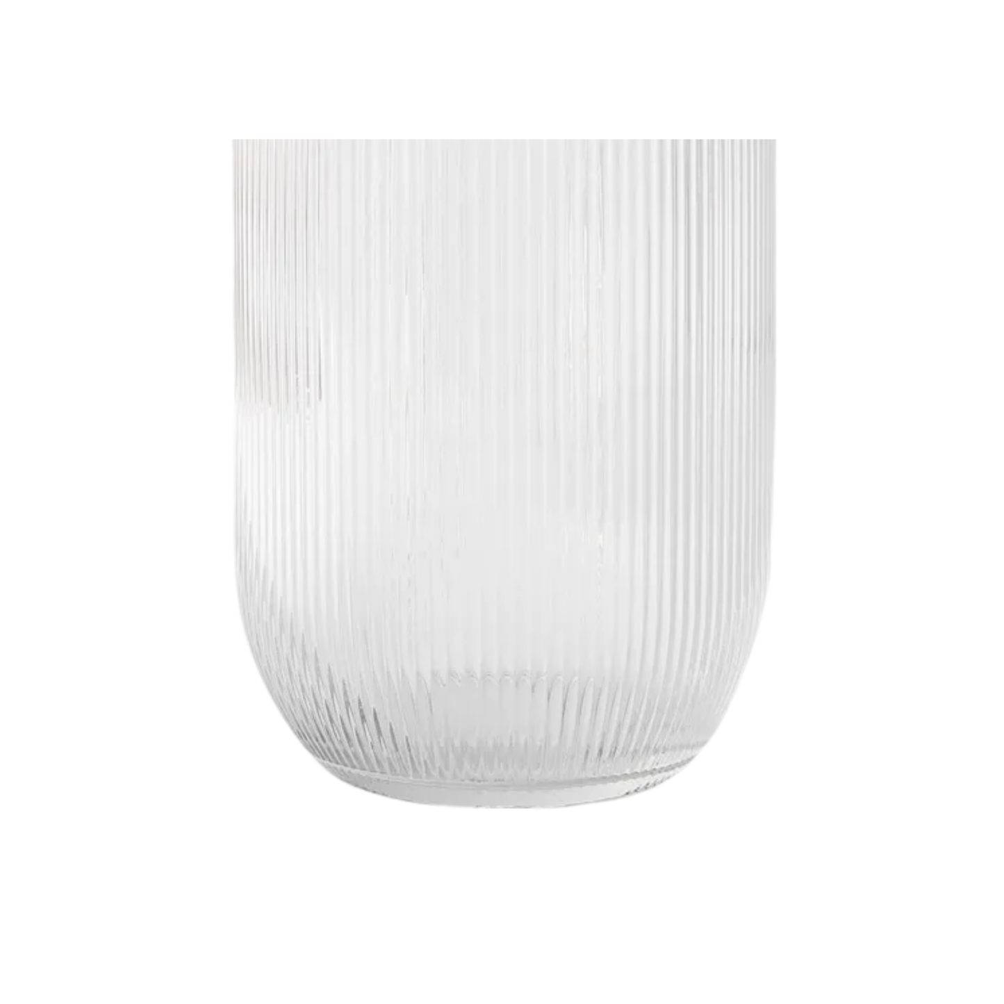 Floral Interiors large ripple bell vase close up on base