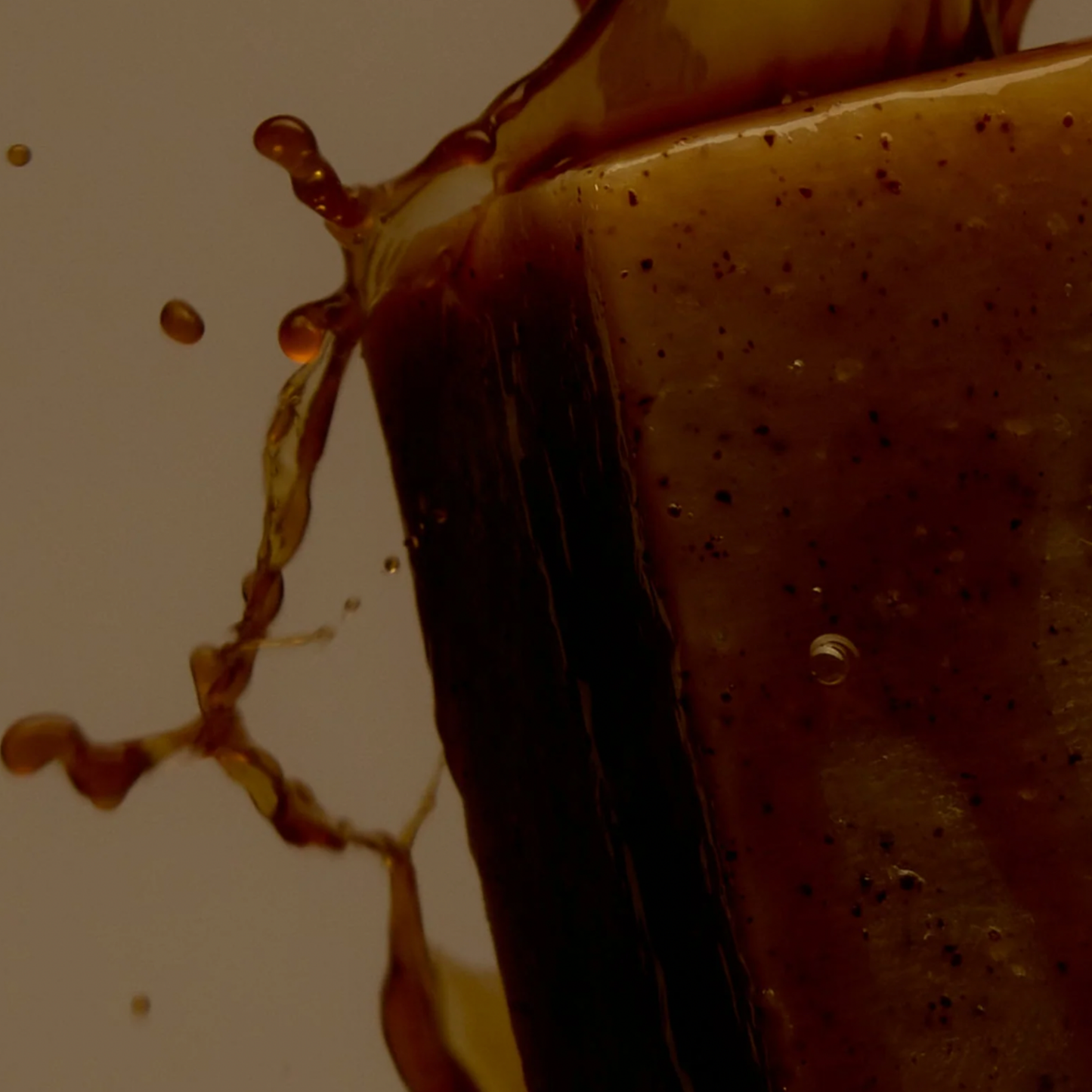 Close up of Herb Remedy Spent Coffee soap bar