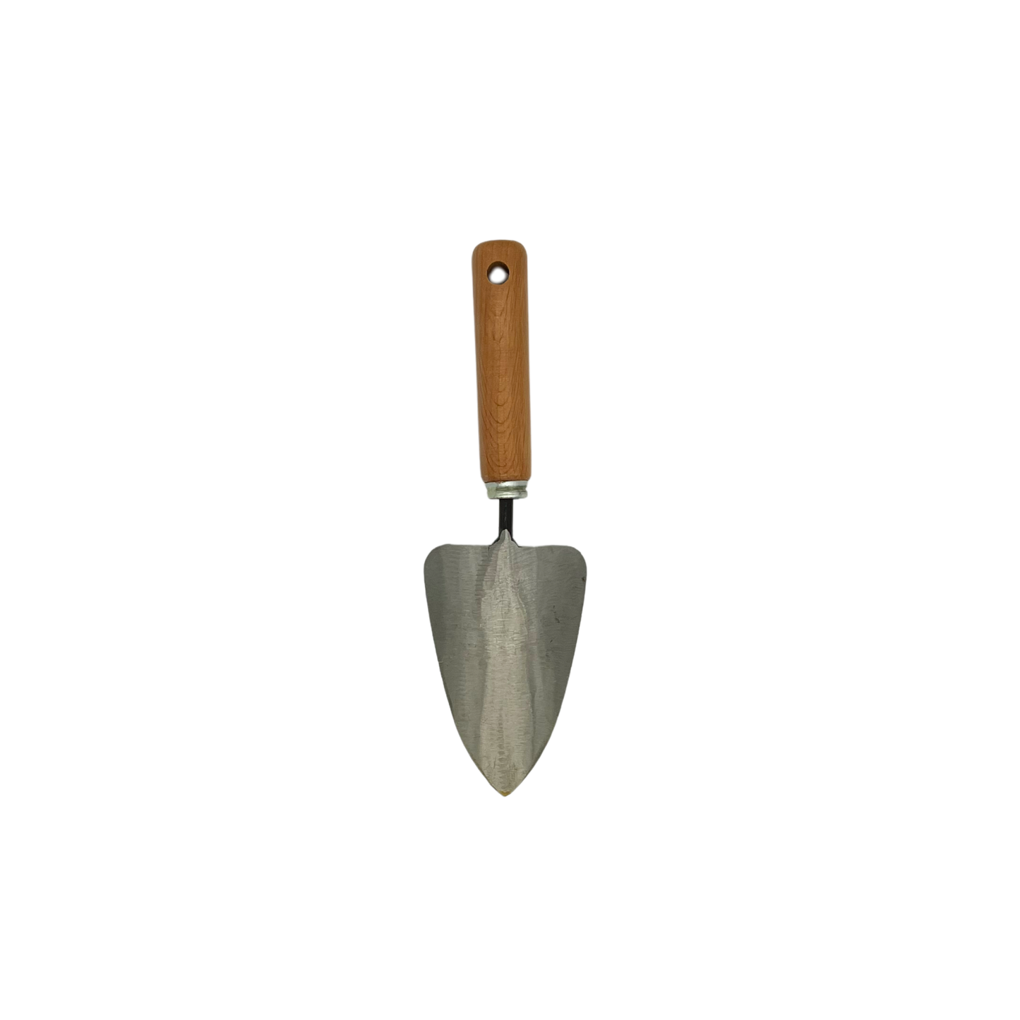 Pallares Solsona hand trowel with wooden handle back view