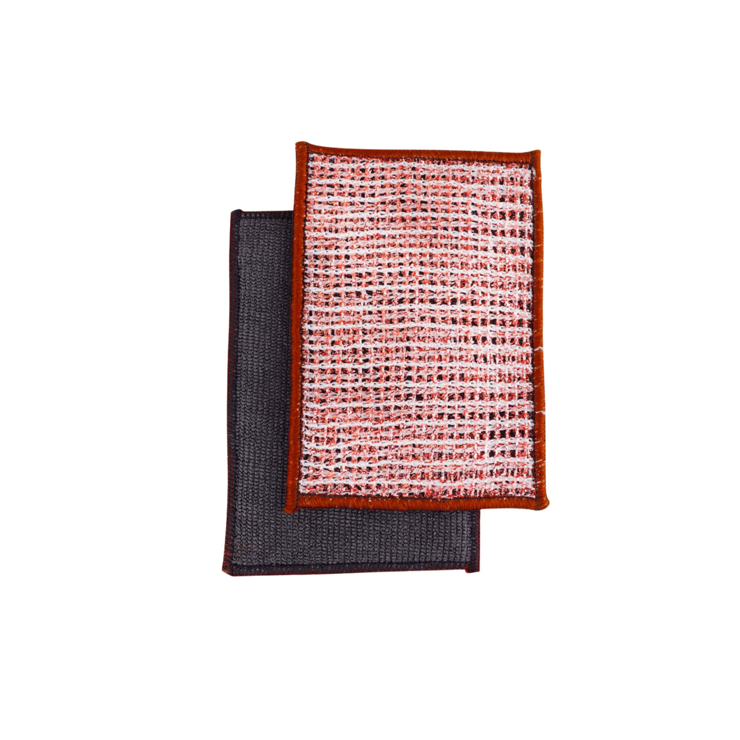 Redecker copper microfibre cloth in unpackaged showing both sides of cloth