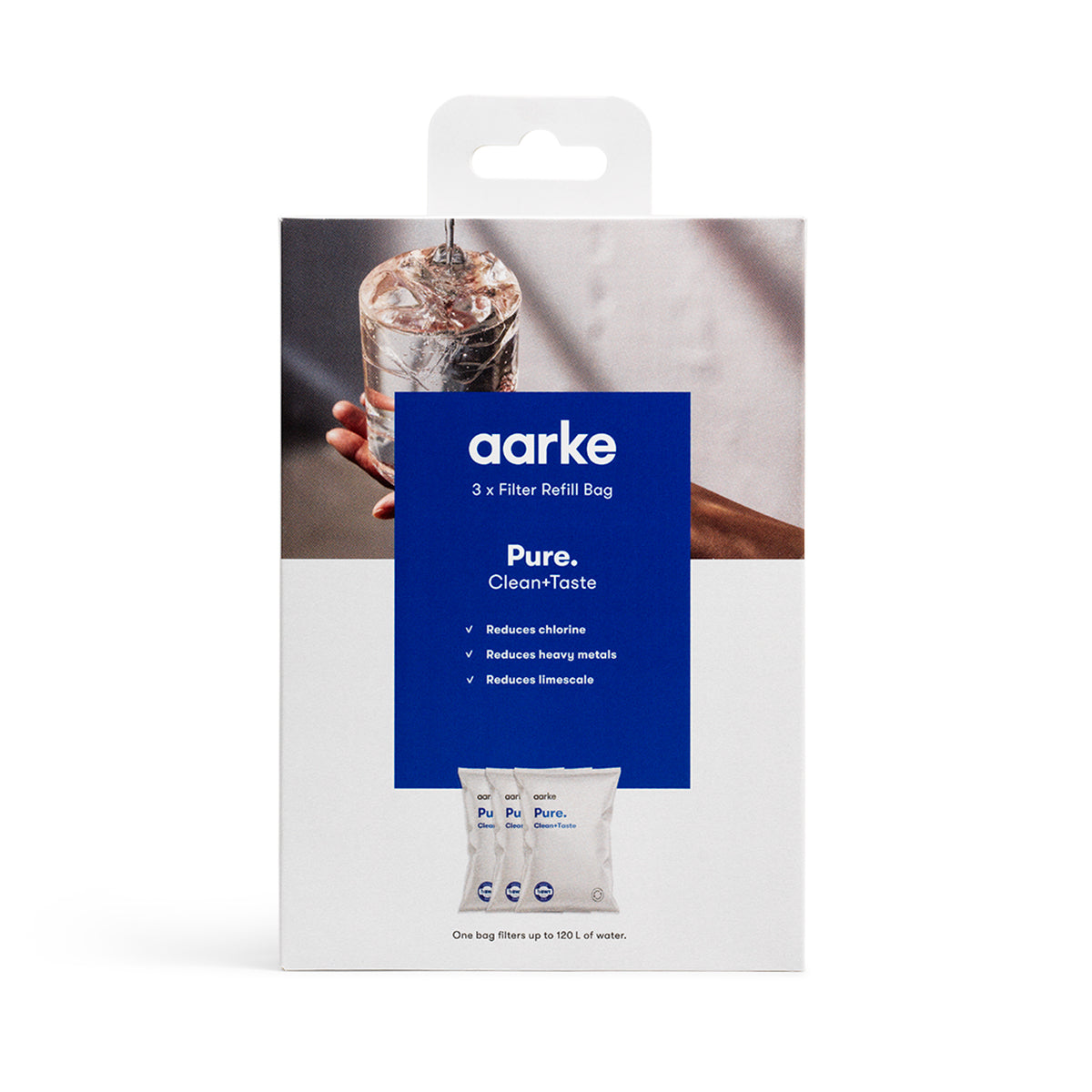 Refill pack for use with the Aarke Purifier jug