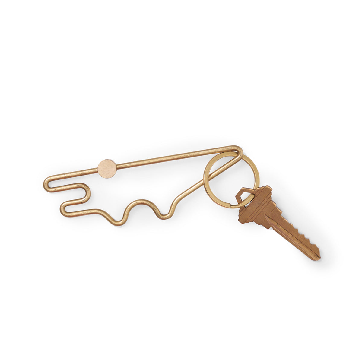 Areaware croc animal keyring white background