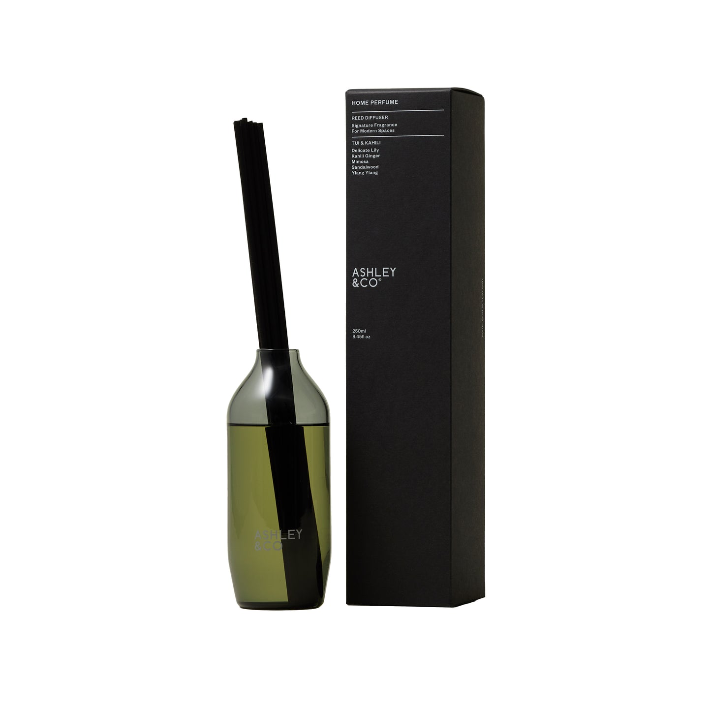 Ashley and Co 'Home Perfume' scent diffuser in tui and kahili fragrance.