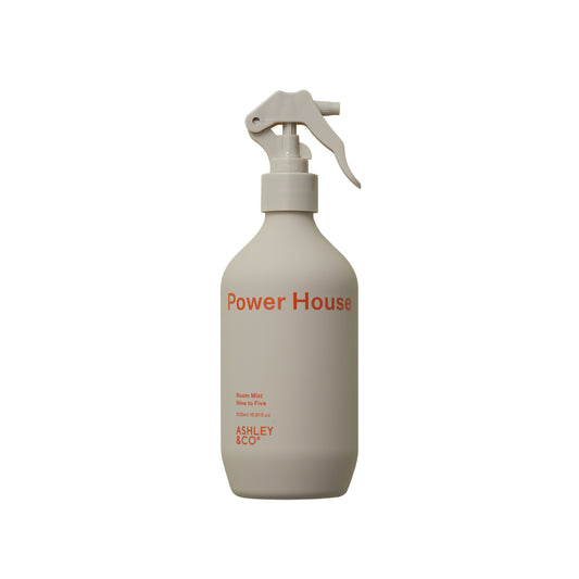 Ashley and Co 'Power House' room mist in nine to five fragrance.