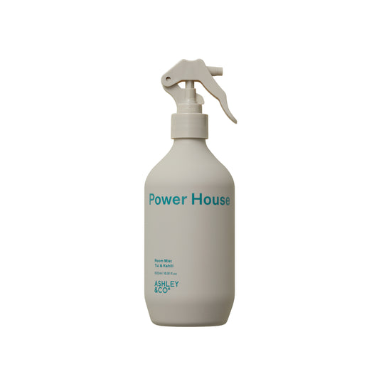 Ashley and Co 'Power House' room mist in tui and kahili fragrance.