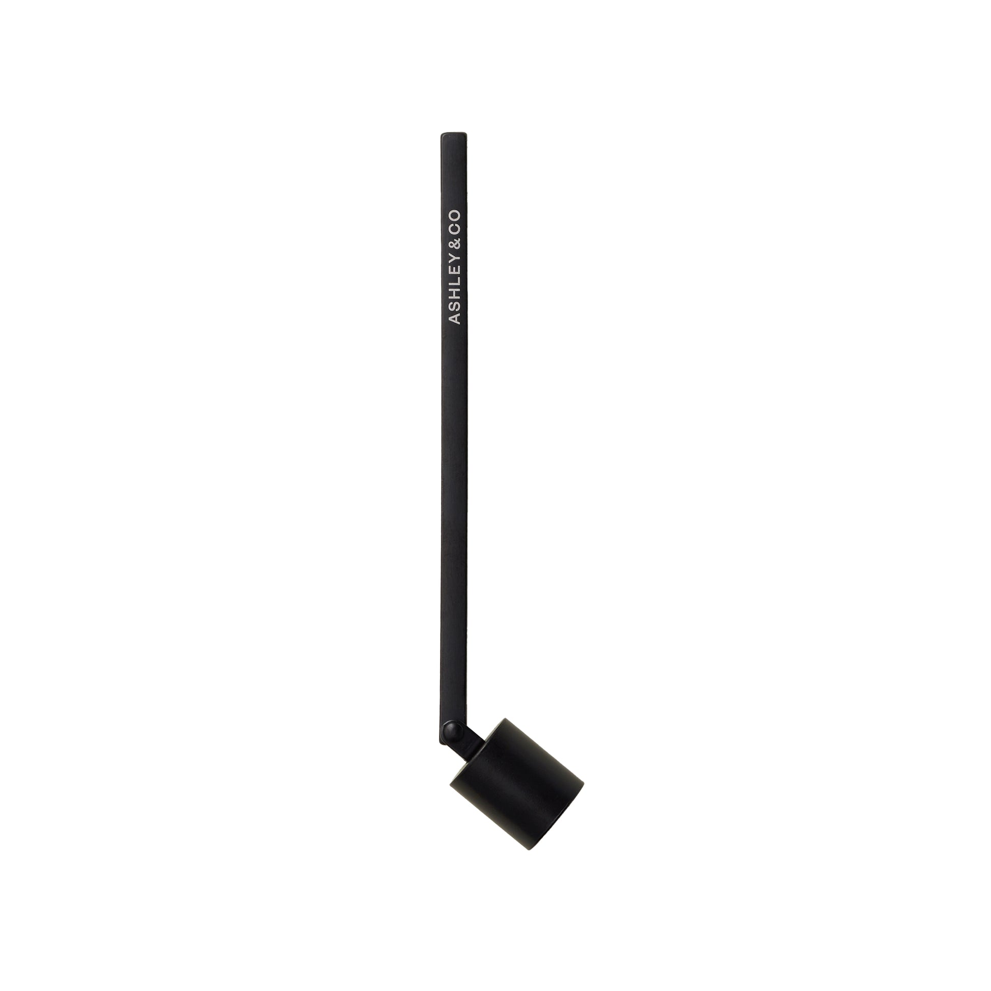 Ashley and Co "Snuffy' candle snuffer in black.