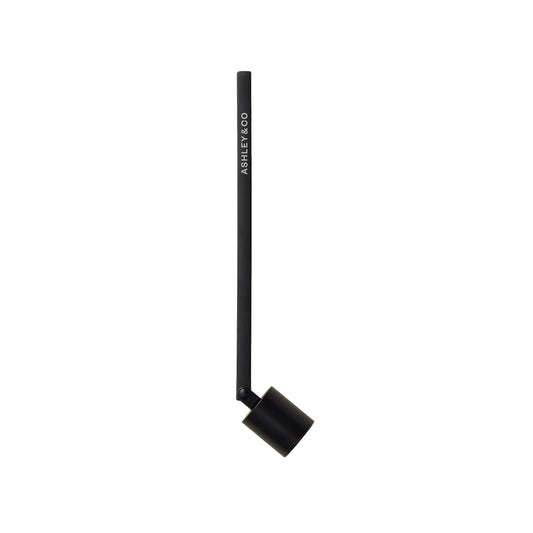 Ashley and Co "Snuffy' candle snuffer in black.