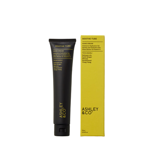 Ashley and Co 'Soothe Tube' handcream in tui and kahili fragrance.