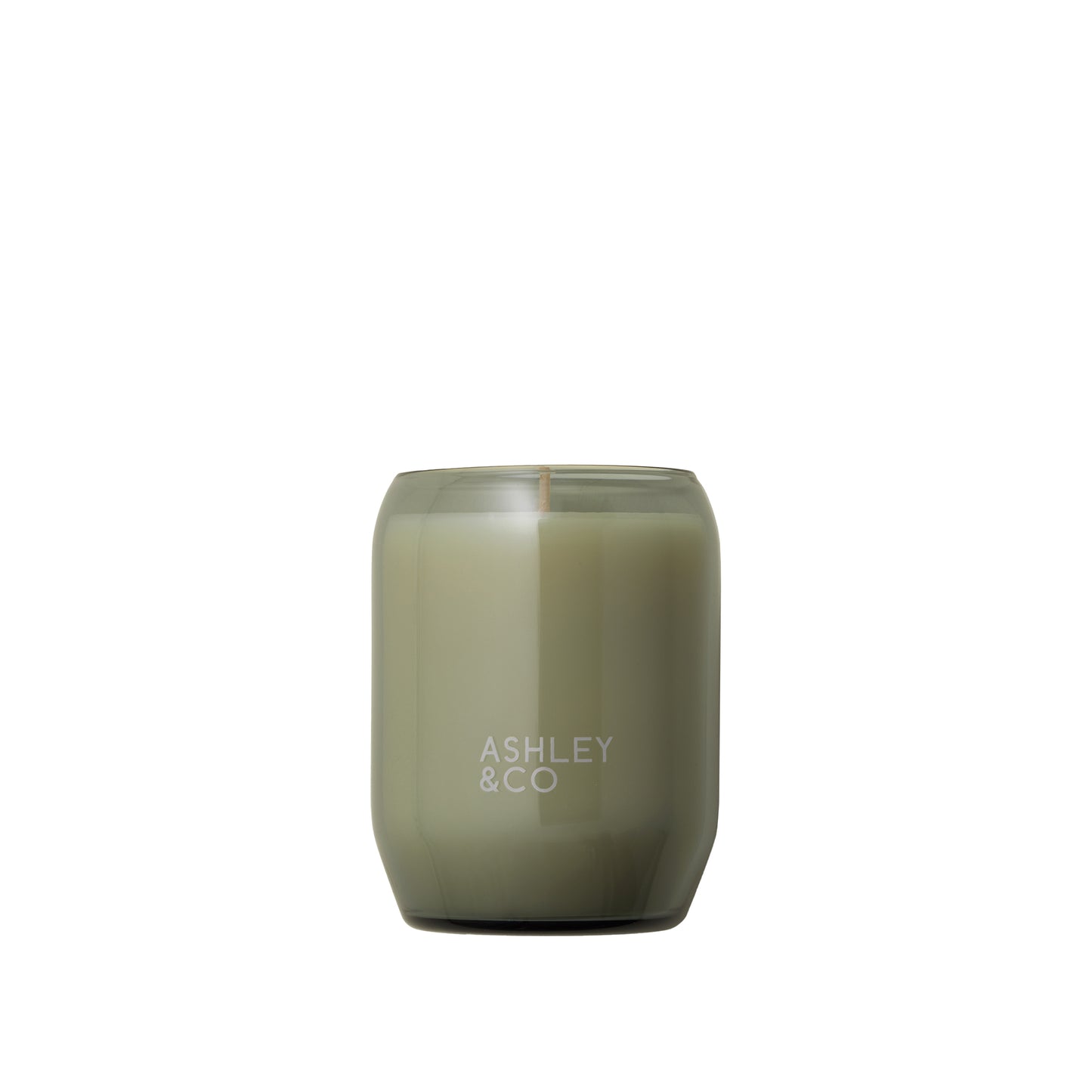 Ashley and Co 'Waxed Perfume' scented candle in blossom and gilt fragrance, close up shot.