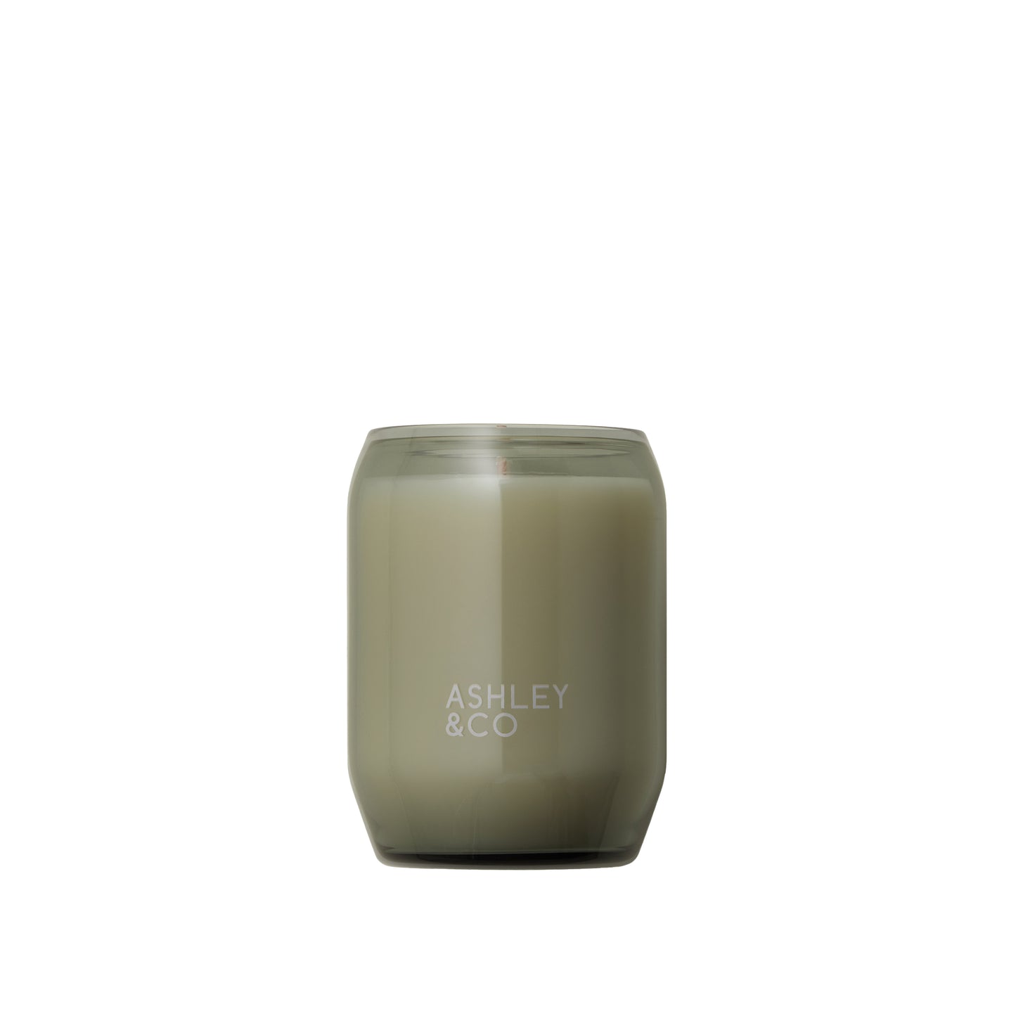 Ashley and Co 'Waxed Perfume' scented candle in parakeets and pearls fragrance, close up shot.