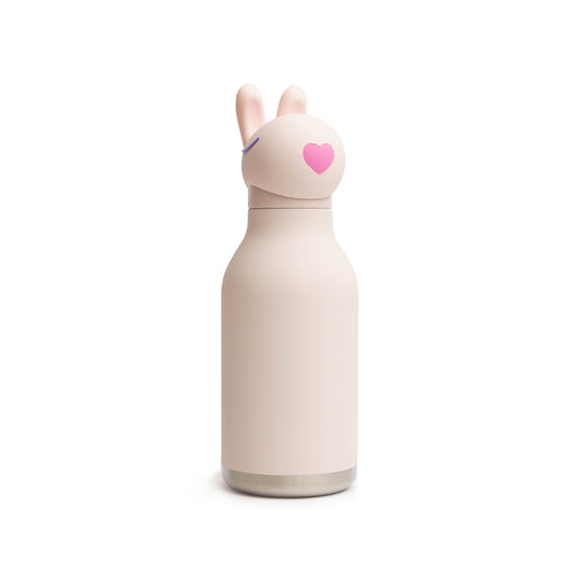 Image of Bunny Bestie Bottle by Asobu, shown from the front.