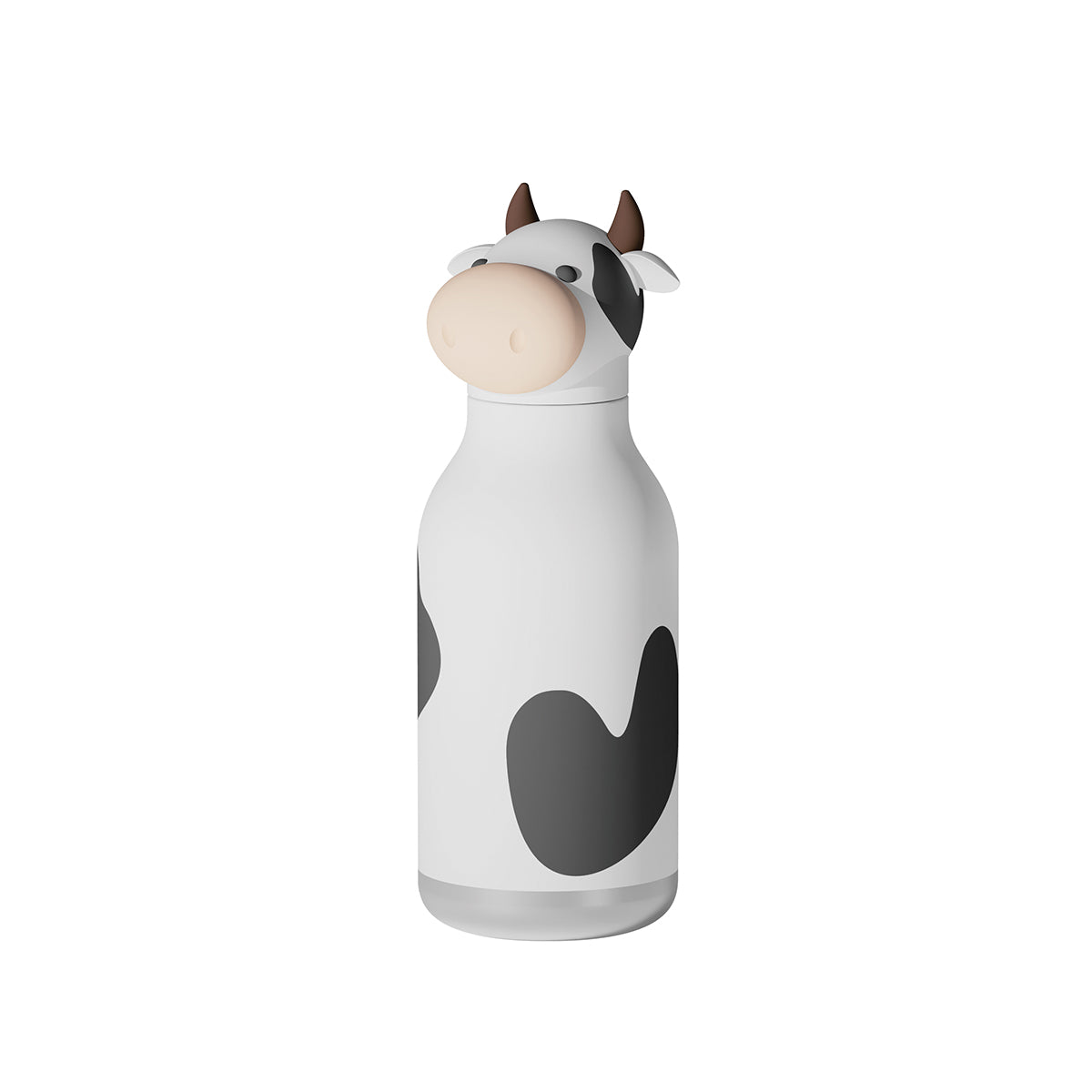 Image of Cow Bestie Bottle by Asobu, shown from the side.