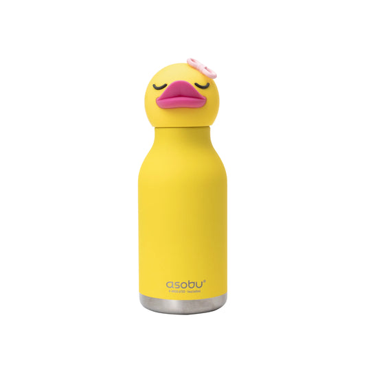 Image of Ducky Bestie Bottle by Asobu, shown from the front.