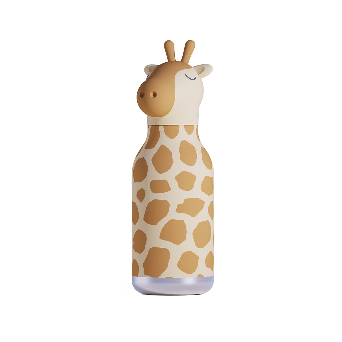 Image of Giraffe Bestie Bottle by Asobu, shown from the side.
