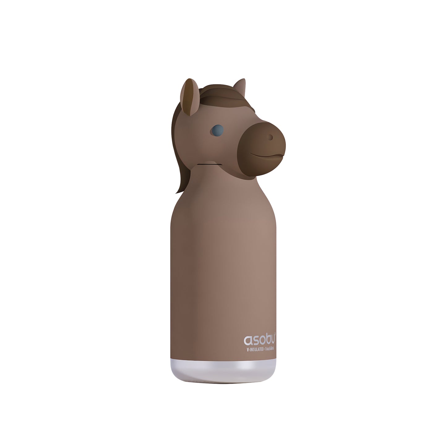 Image of Horse Bestie Bottle by Asobu with brown mane 