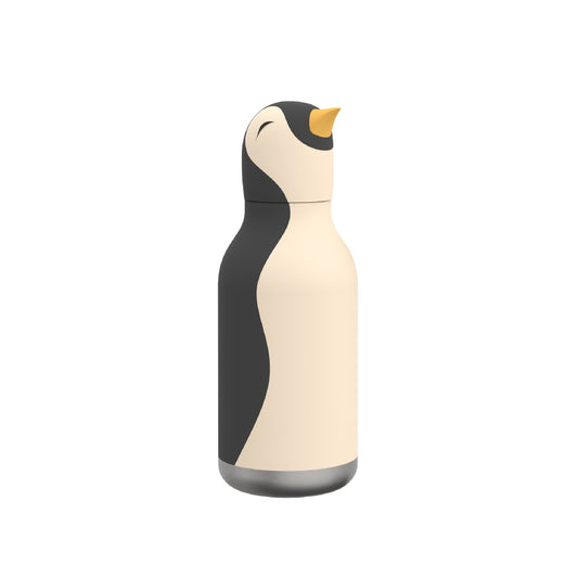 Image of Penguin Bestie Bottle by Asobu, shown from the side.