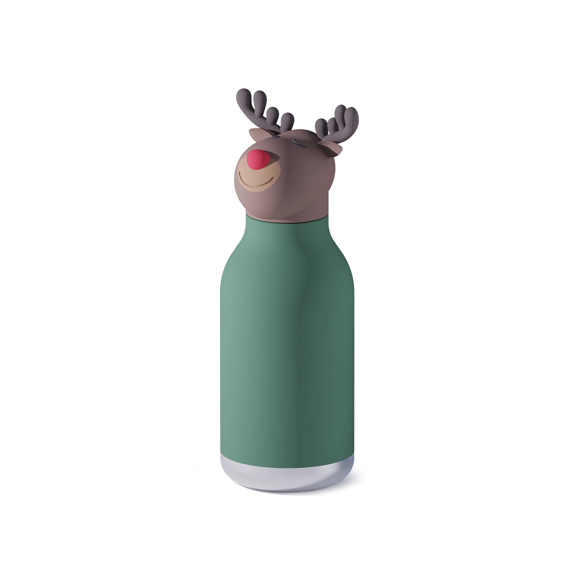 Side view of Reindeer Bestie Bottle by Asobu