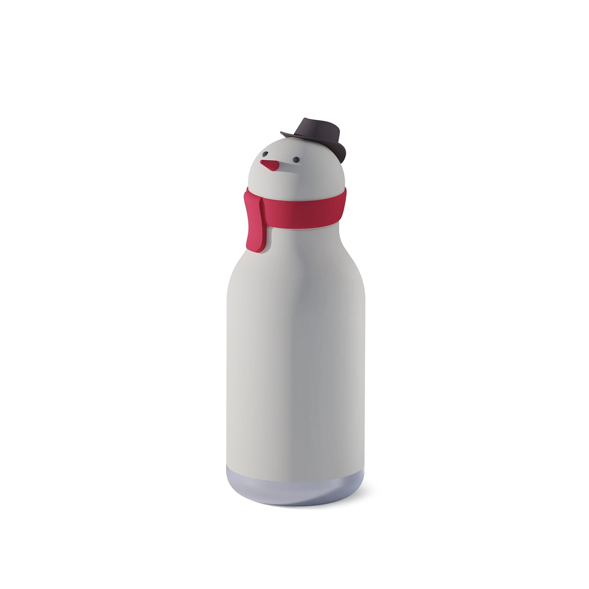 Side view of Snowman Bestie Bottle by Asobu