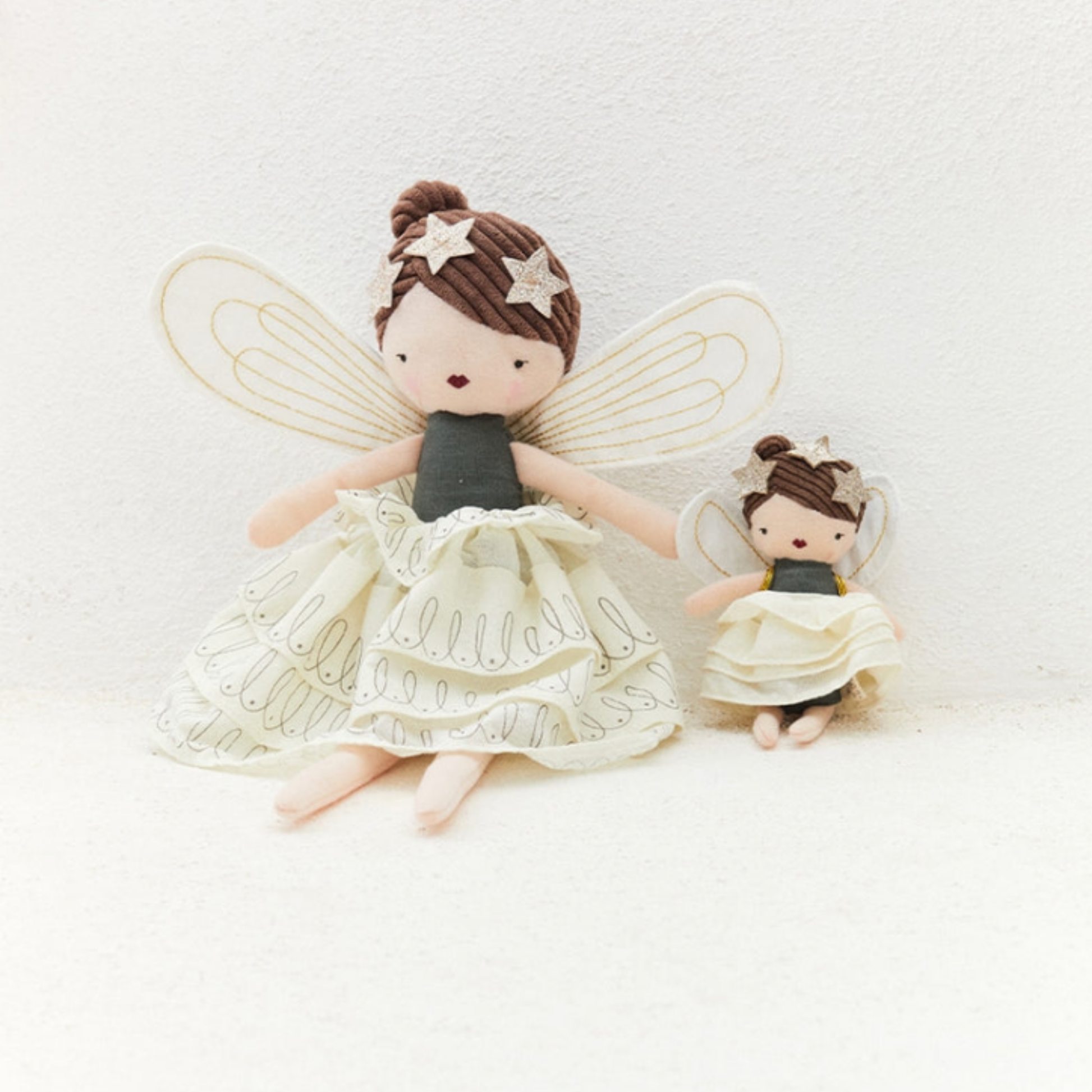 Two Bon Ton Fairy Mathildas posed outside side by side lifestyle shot