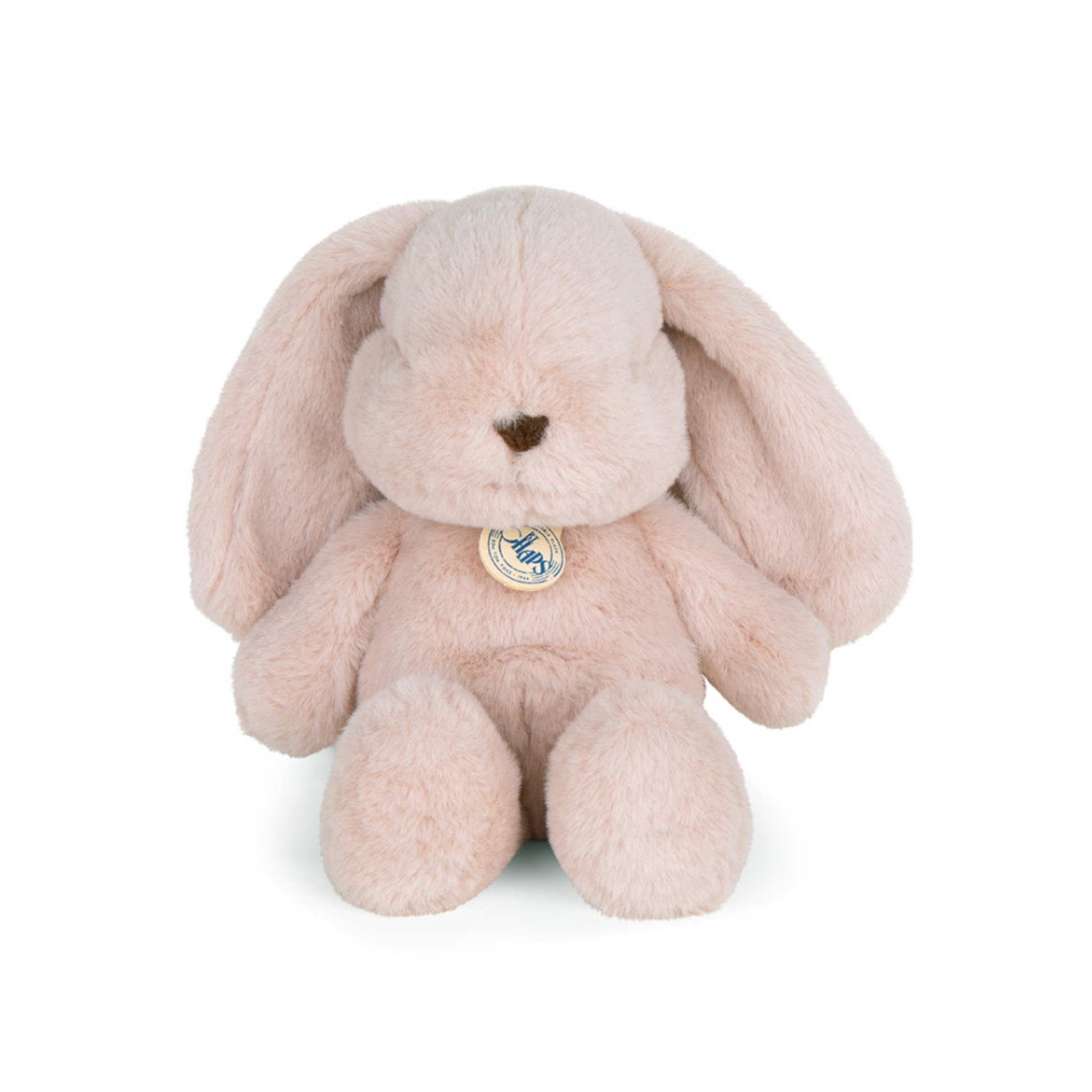Bon Ton Toys 23cm Bubbles Bunny ballet pink plush toy straight on view