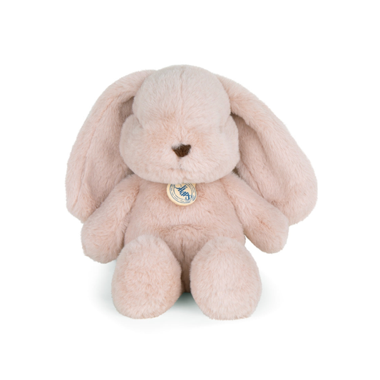 Bon Ton Toys 23cm Bubbles Bunny ballet pink plush toy straight on view