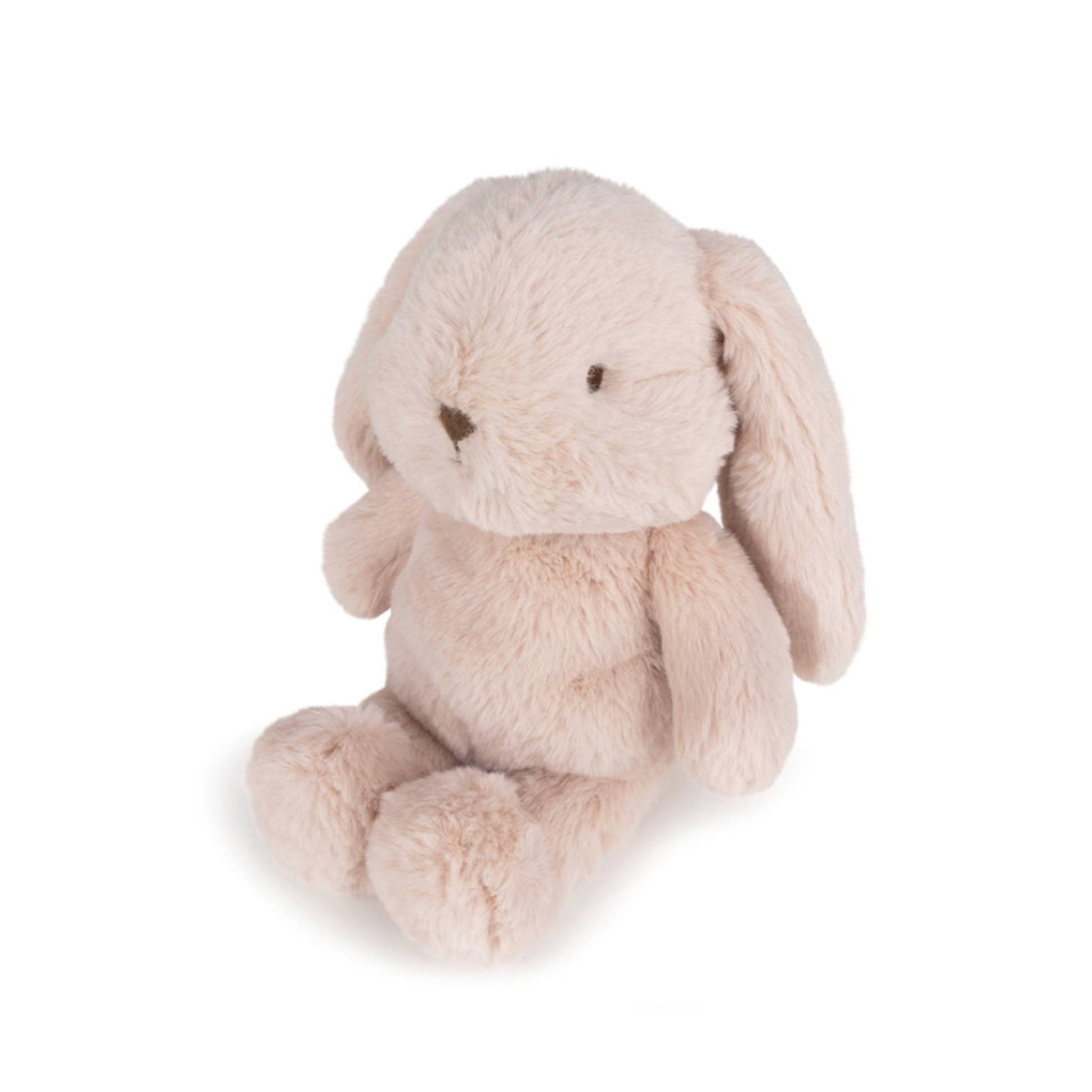 Bon Ton Toys 23cm Bubbles Bunny ballet pink plush toy side view