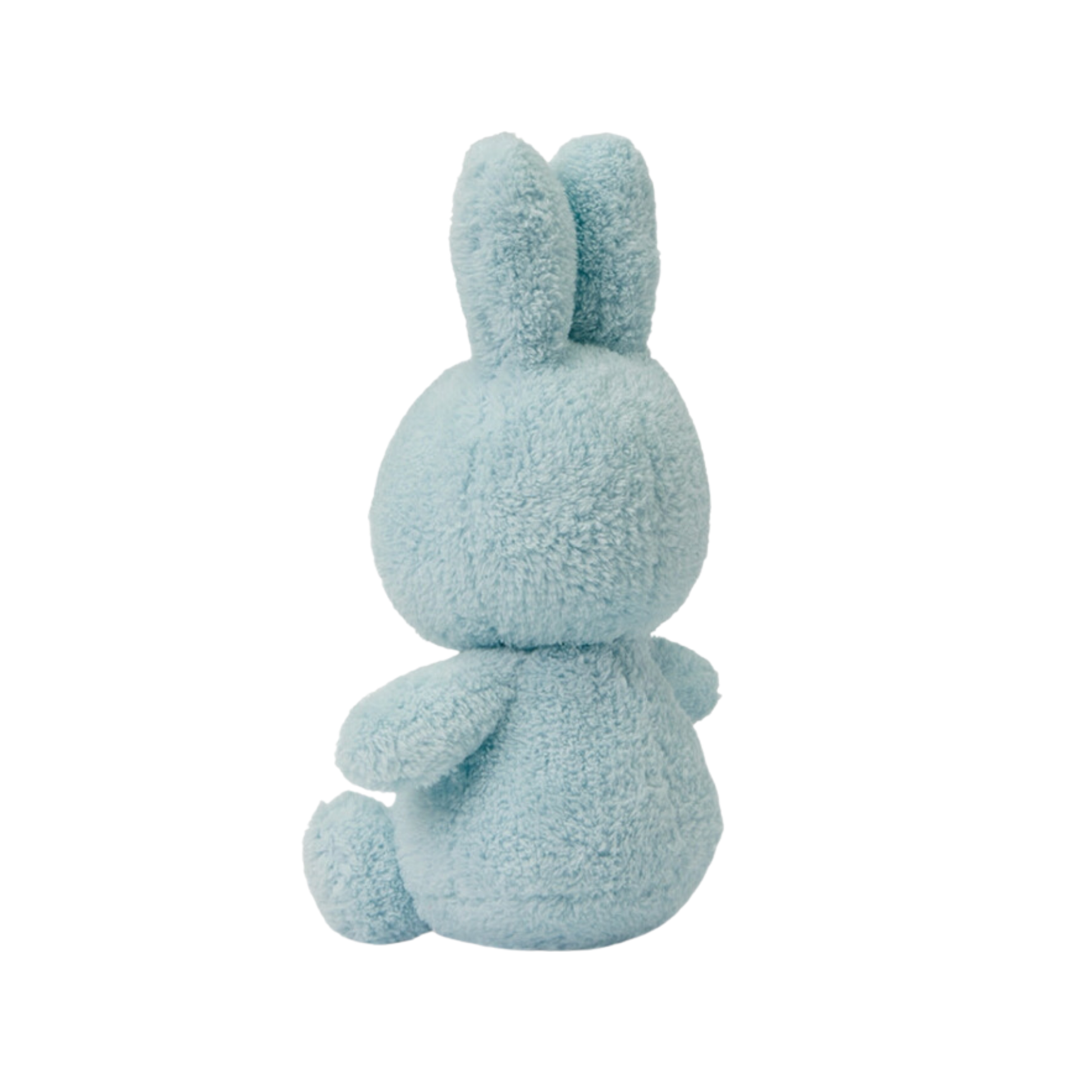 Bon Ton Toys light blue terry Sitting miffy 23cm plush toy back view 
