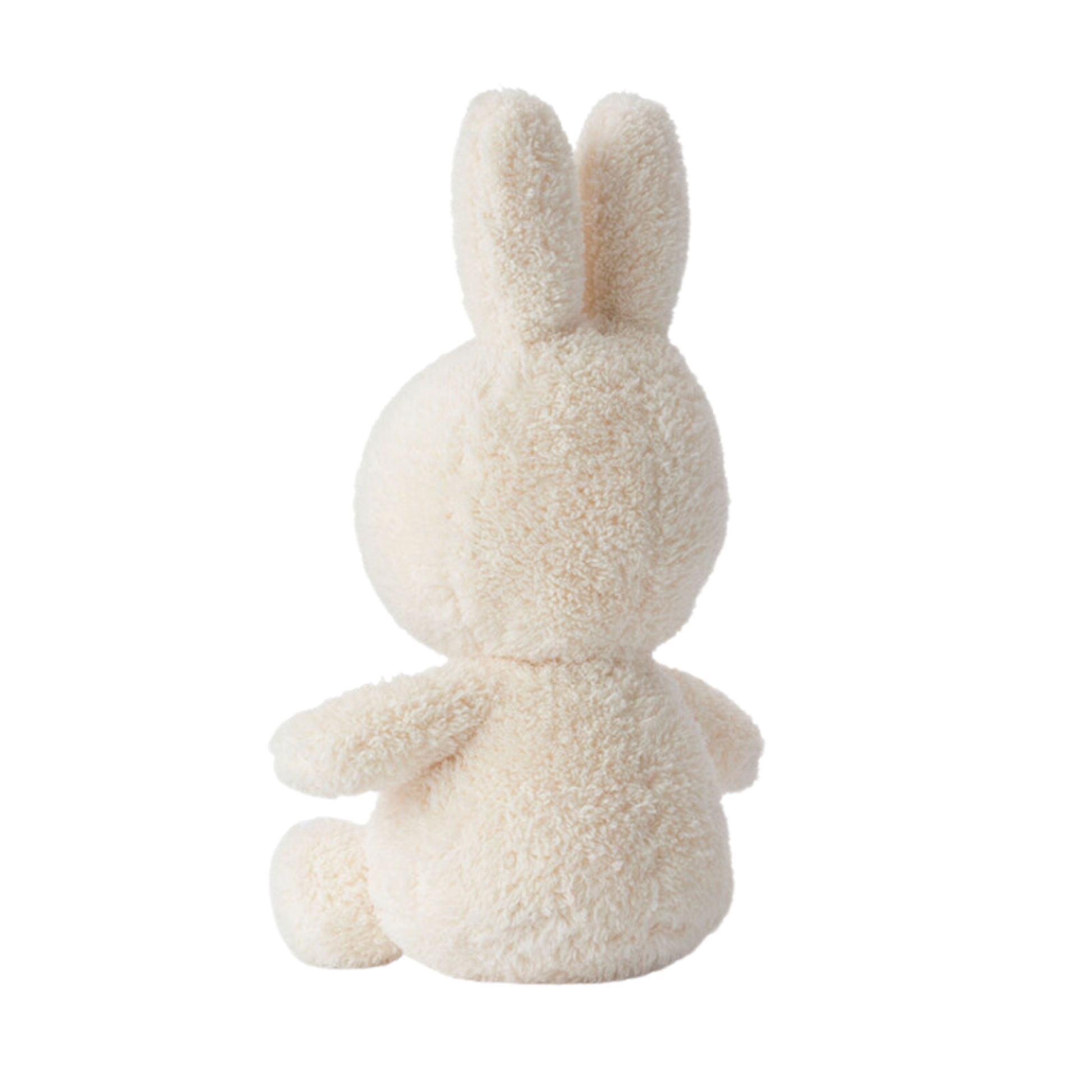 Bon Ton Toys cream terry Sitting miffy 23cm plush toy back view 