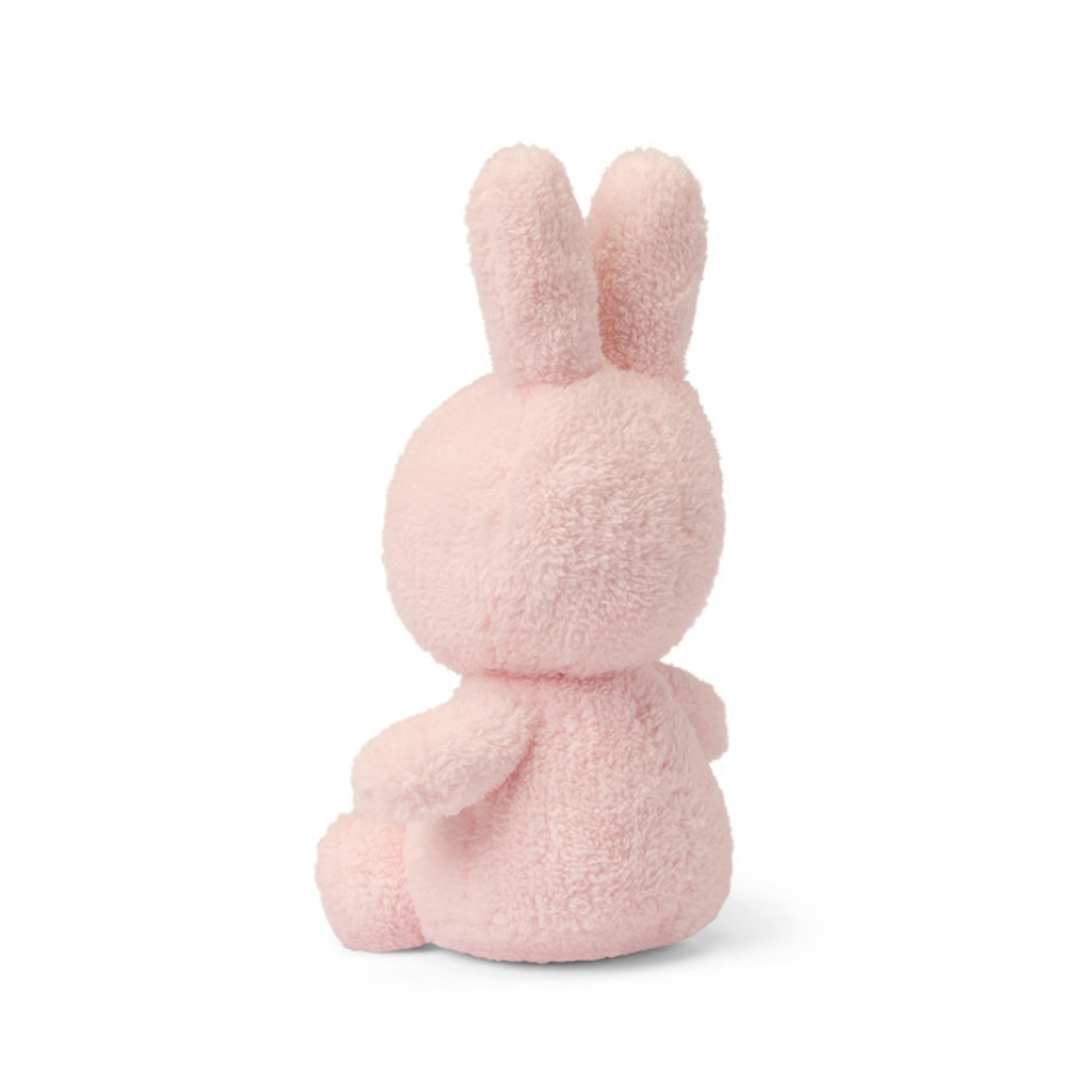 Bon Ton Toys light pink terry Sitting miffy 23cm plush toy back view 