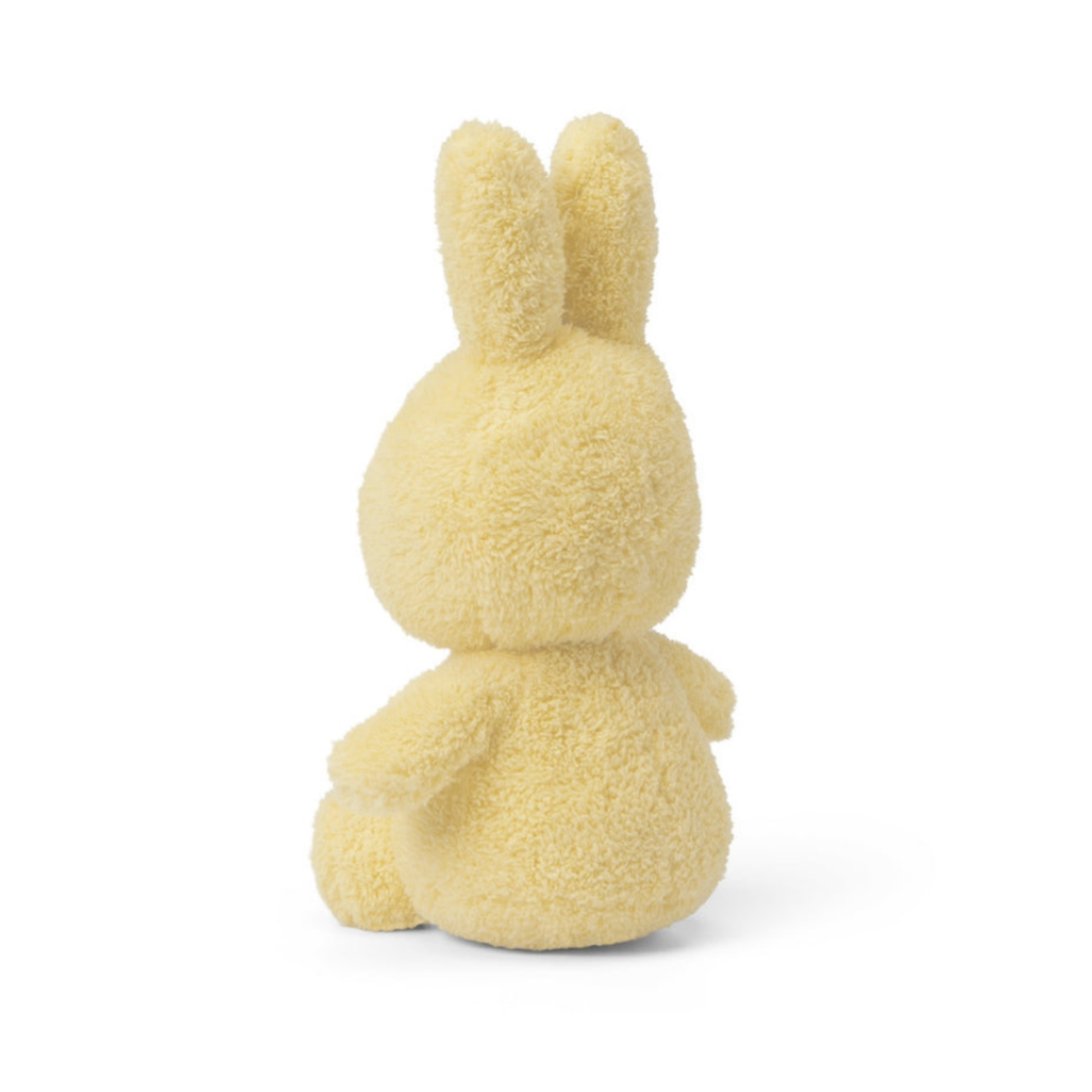 Bon Ton Toys light yellow terry Sitting miffy 23cm plush toy back view 