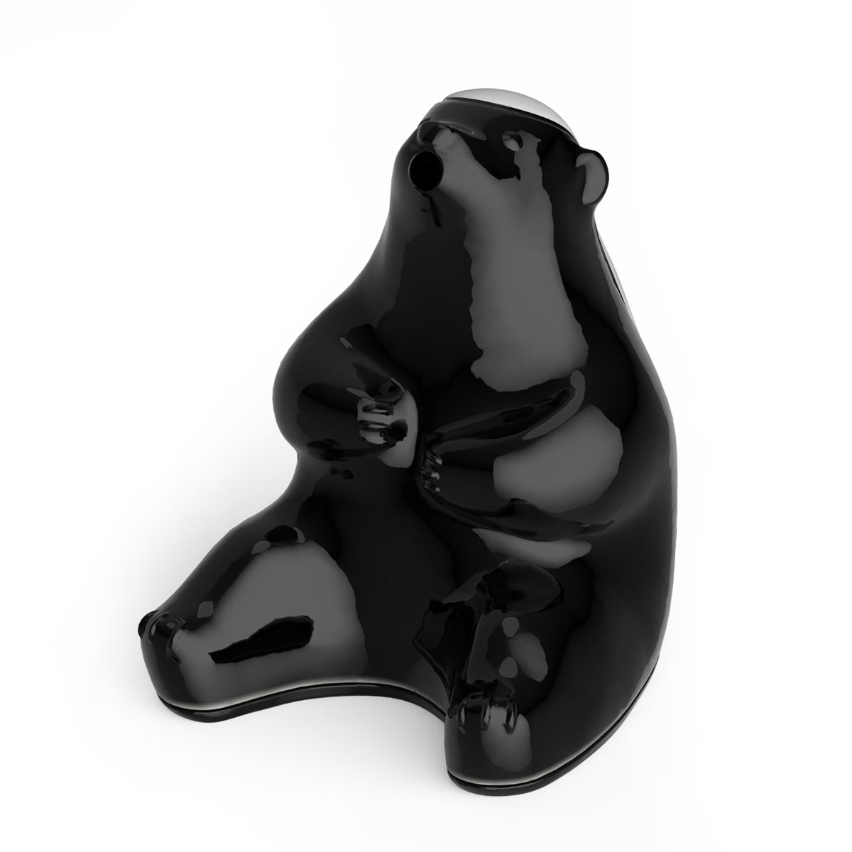 Collins ceramic honey badger incense holder