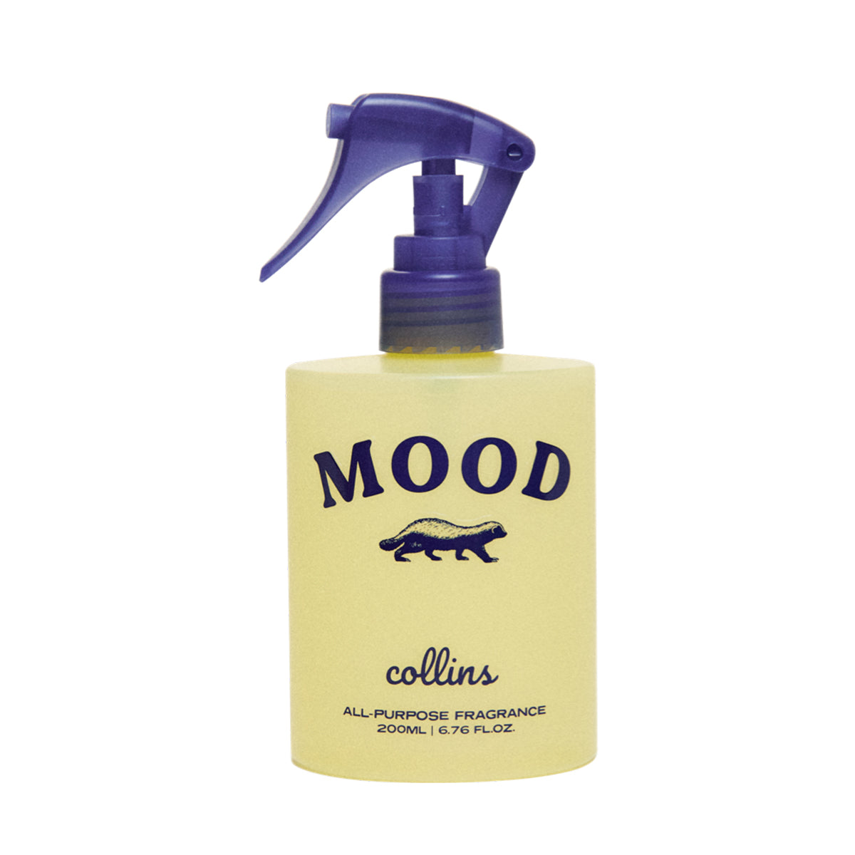 Collins Yuja 200ml water based Mood Water with spray bottle on a white background