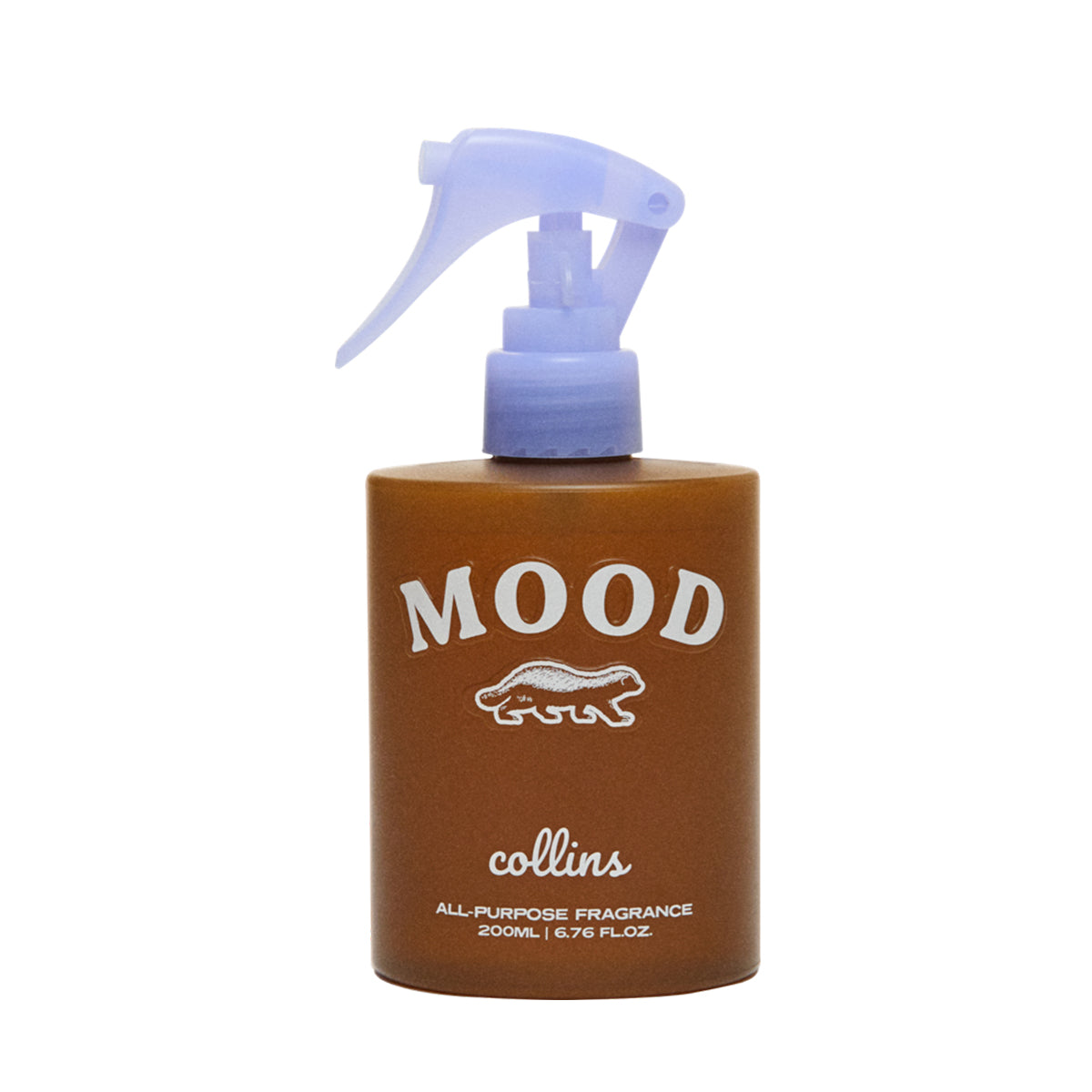 Collins Scottish Juniper 200ml water based Mood Water with spray bottle on a white background