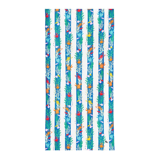 Dock and Bay kids beneath the reef M beach towel open 