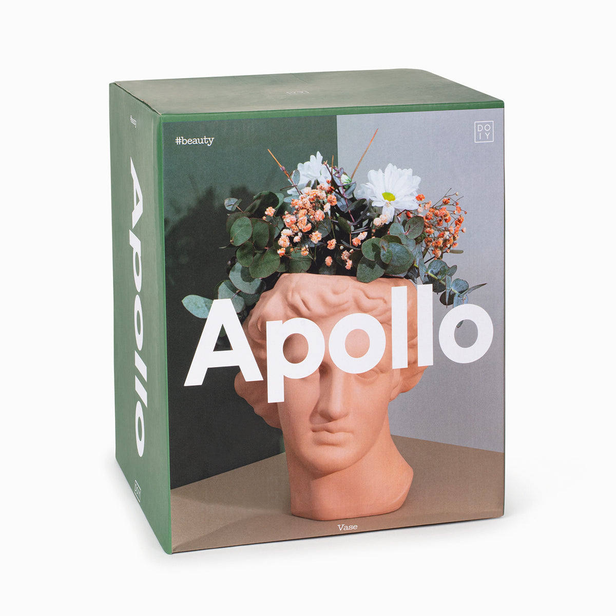 Box of Doiy greek series apollo vase terracotta 