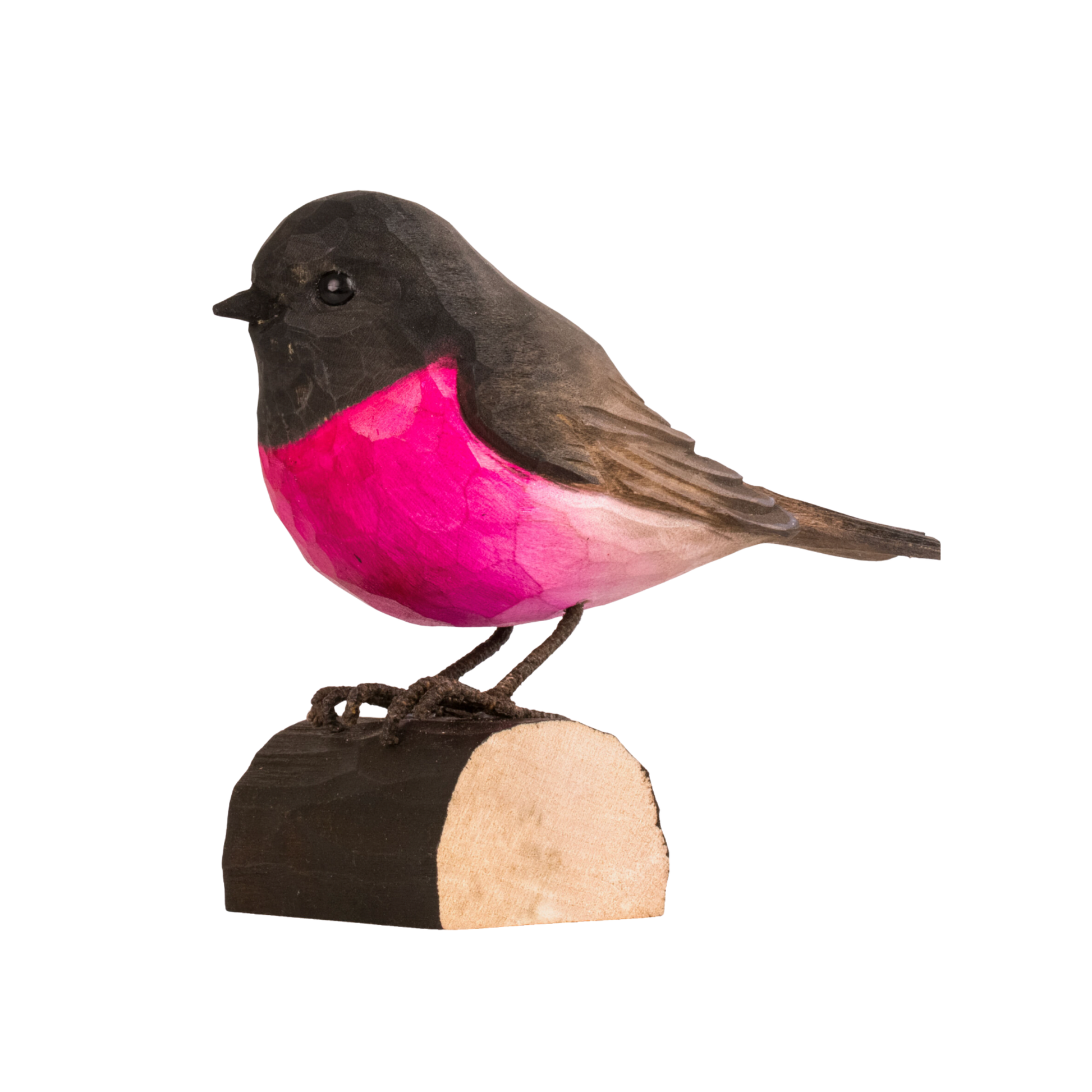 Wildlife Garden Deco Bird Small Pink Robin out of packaging