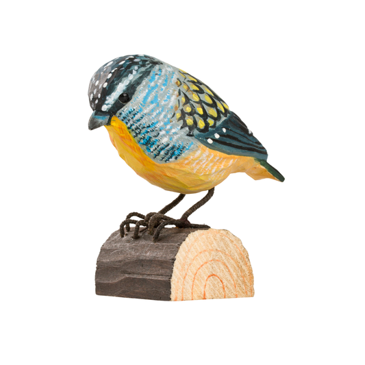 Wildlife Garden Deco Bird Small Spotted Pardolote out of packaging