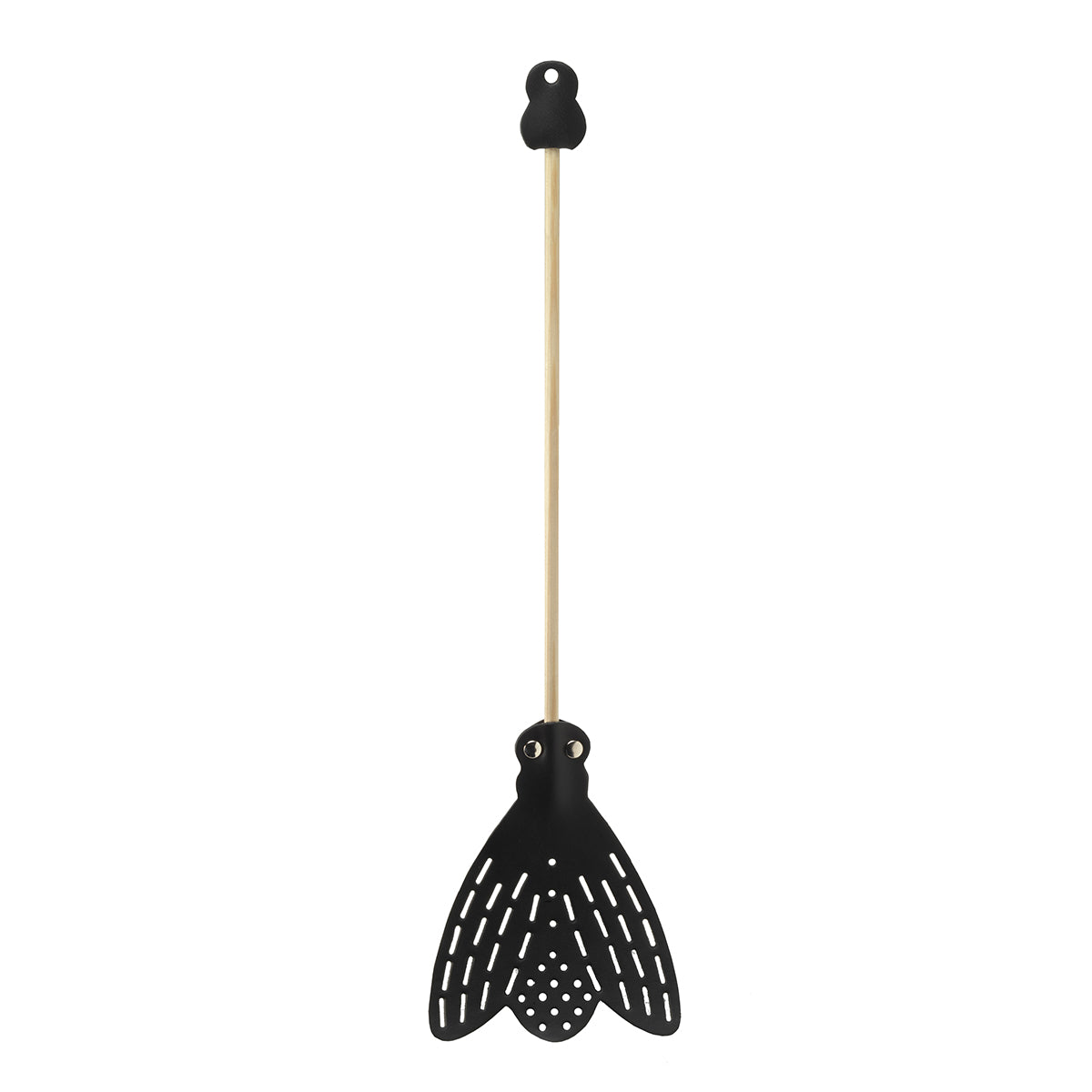 Essey fly-fly black swatter on white background