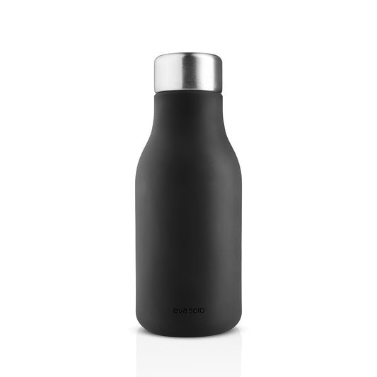 Image of Soap Dispenser Squeeze Black by Eva Solo shown front on