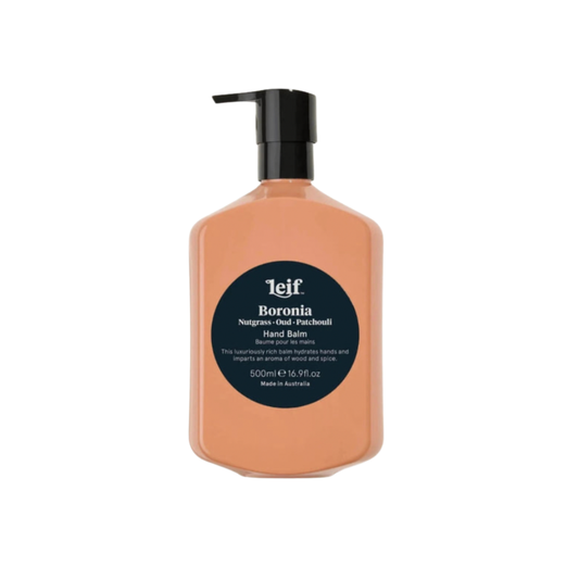 Leif hand balm 500ml Boronia
