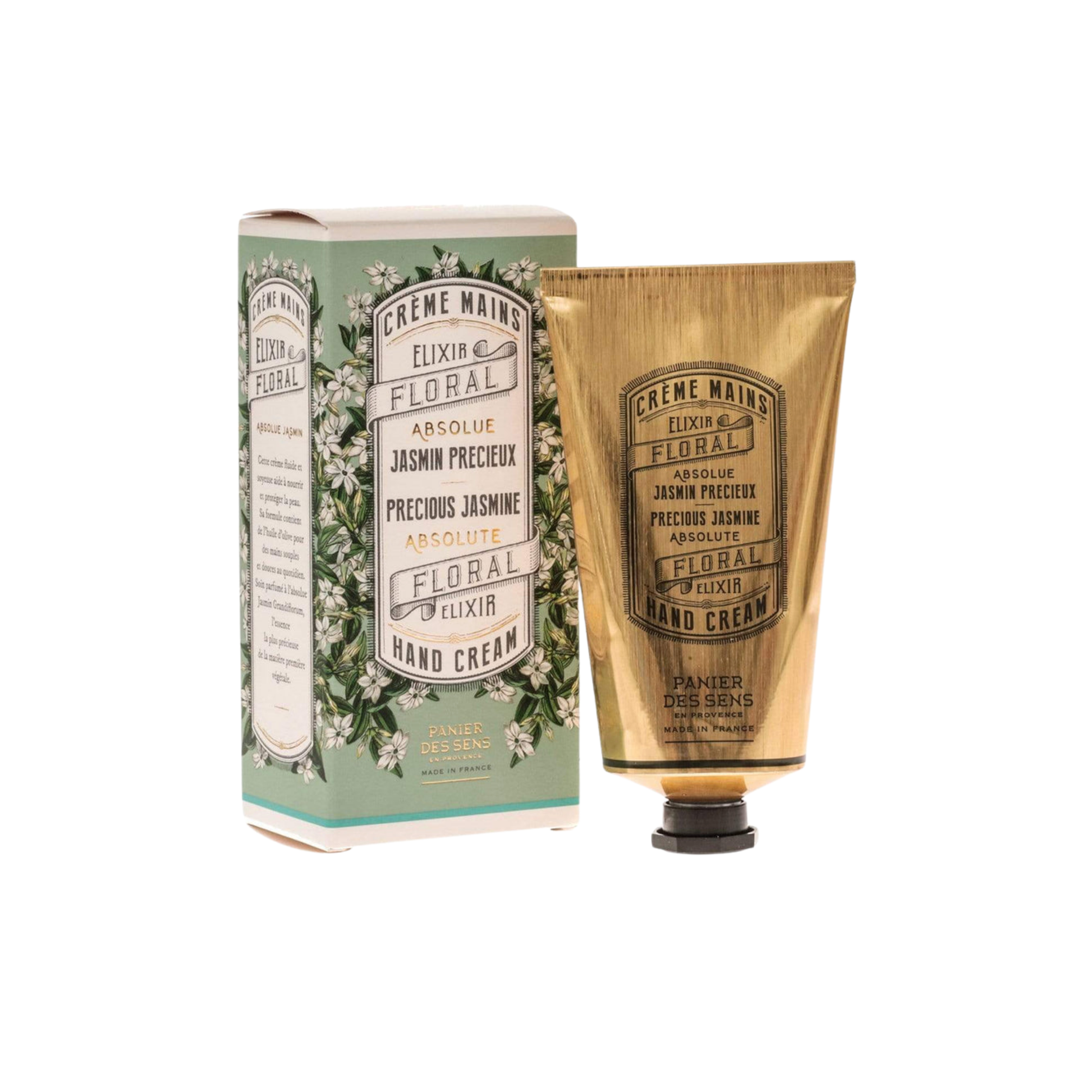 Panier Des Sens Hand Cream 75ml Jasmine side by side with box 