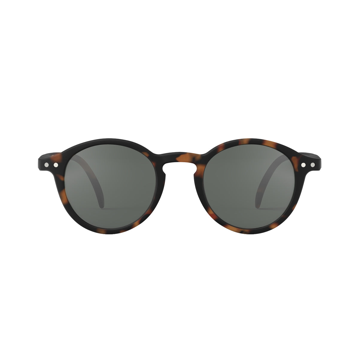 Izipizi junior sunglasses shape d tortoise face on white background