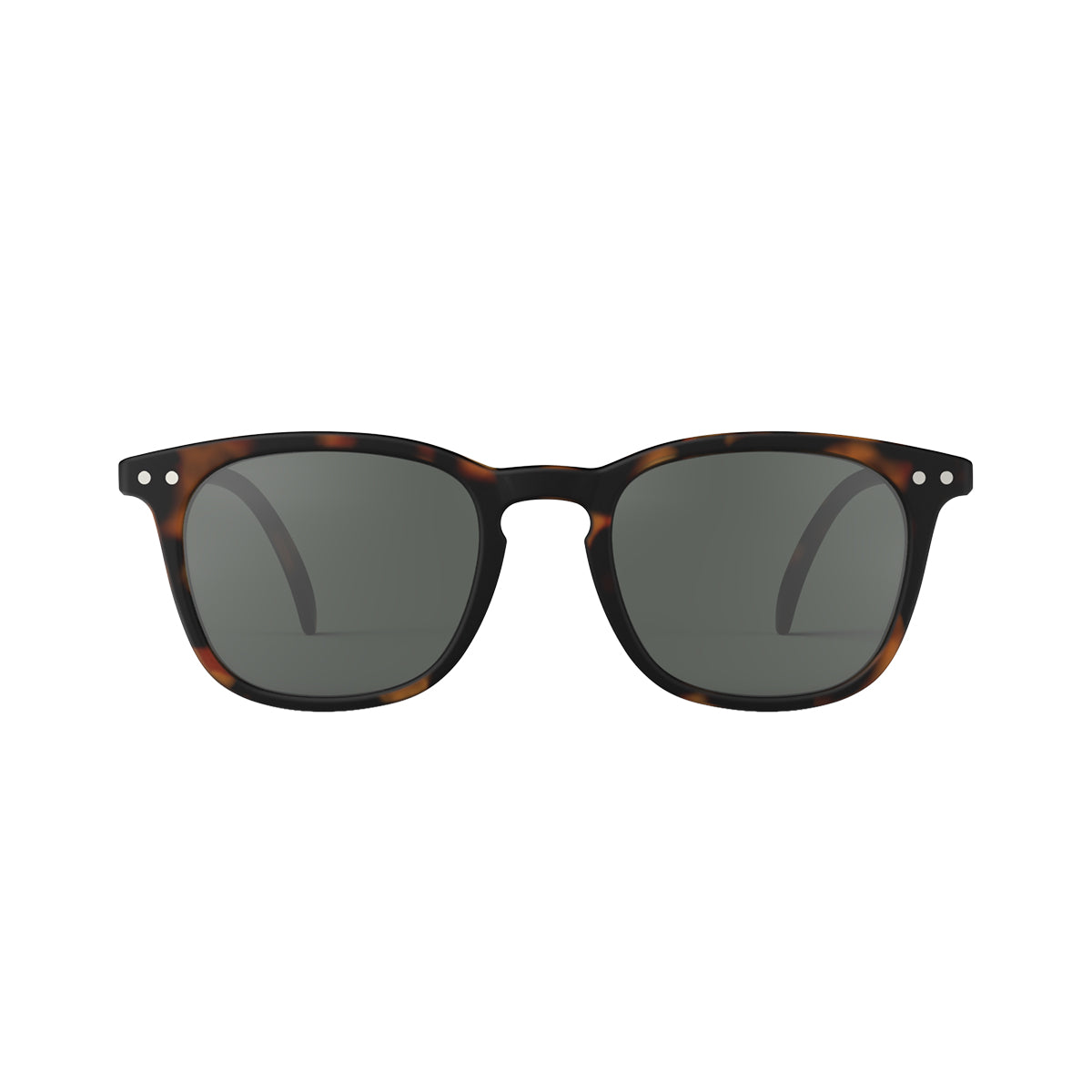 Izipizi junior sunglasses shape e tortoise face on white background