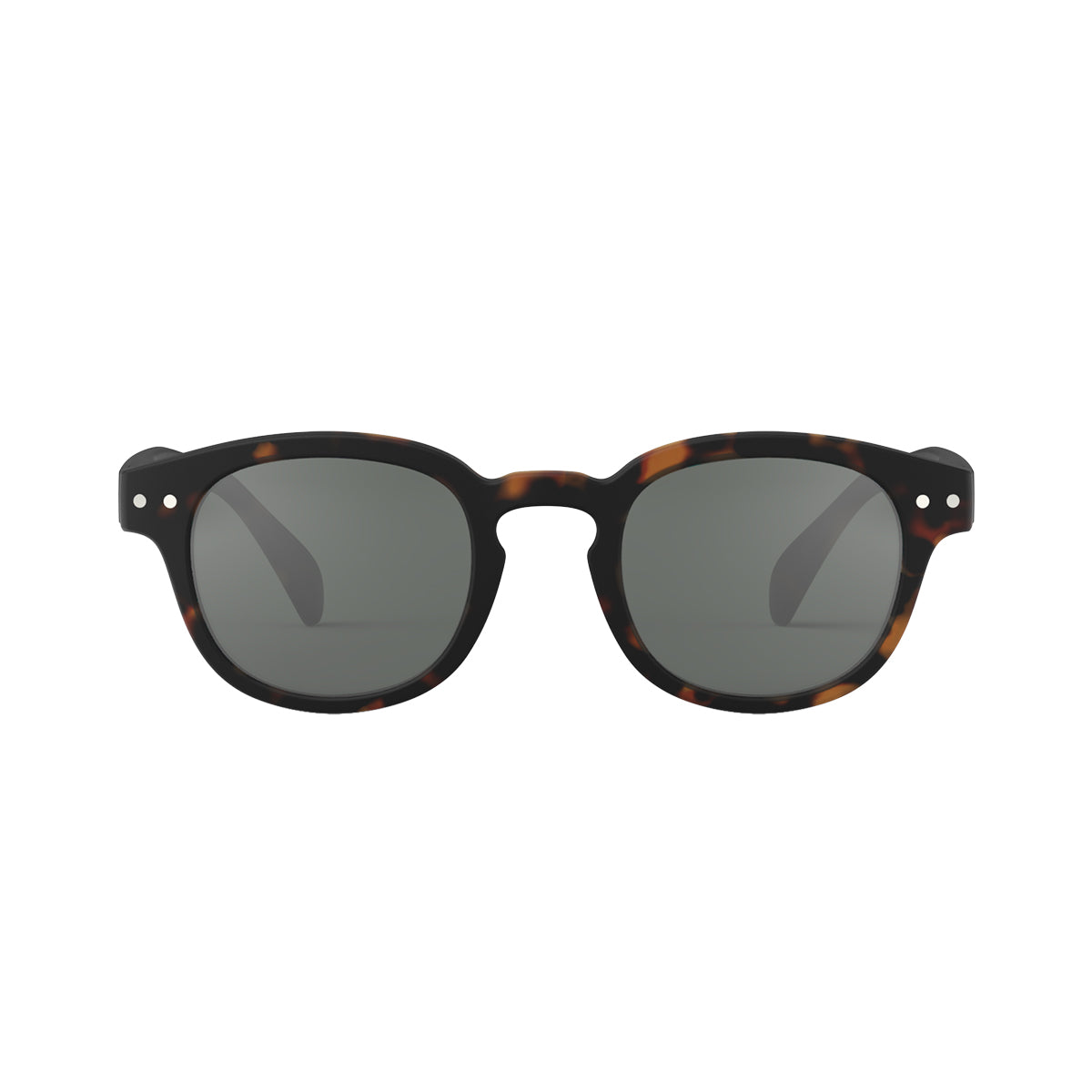 Izipizi junior sunglasses shape c tortoise face on white background