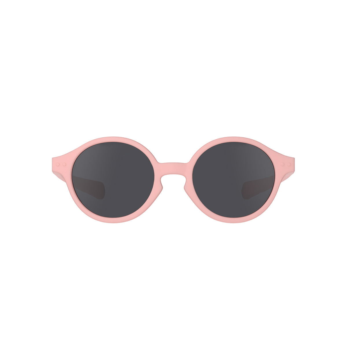 Izipizi kids sunglasses shape d pastel pink face on white background