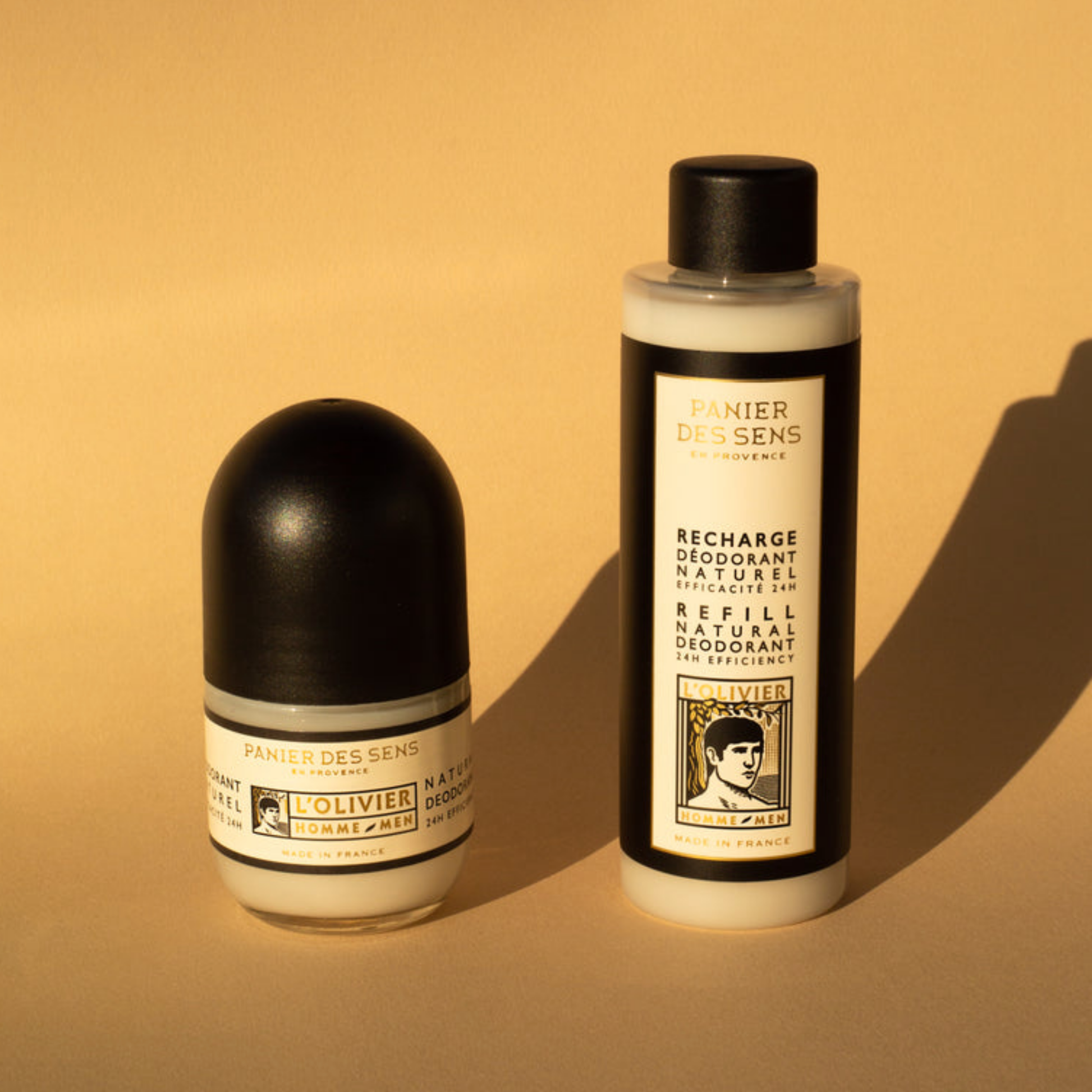 Panier Des Sens LOlivier Natural Deodorant 50ml with deoderant refill bottle 