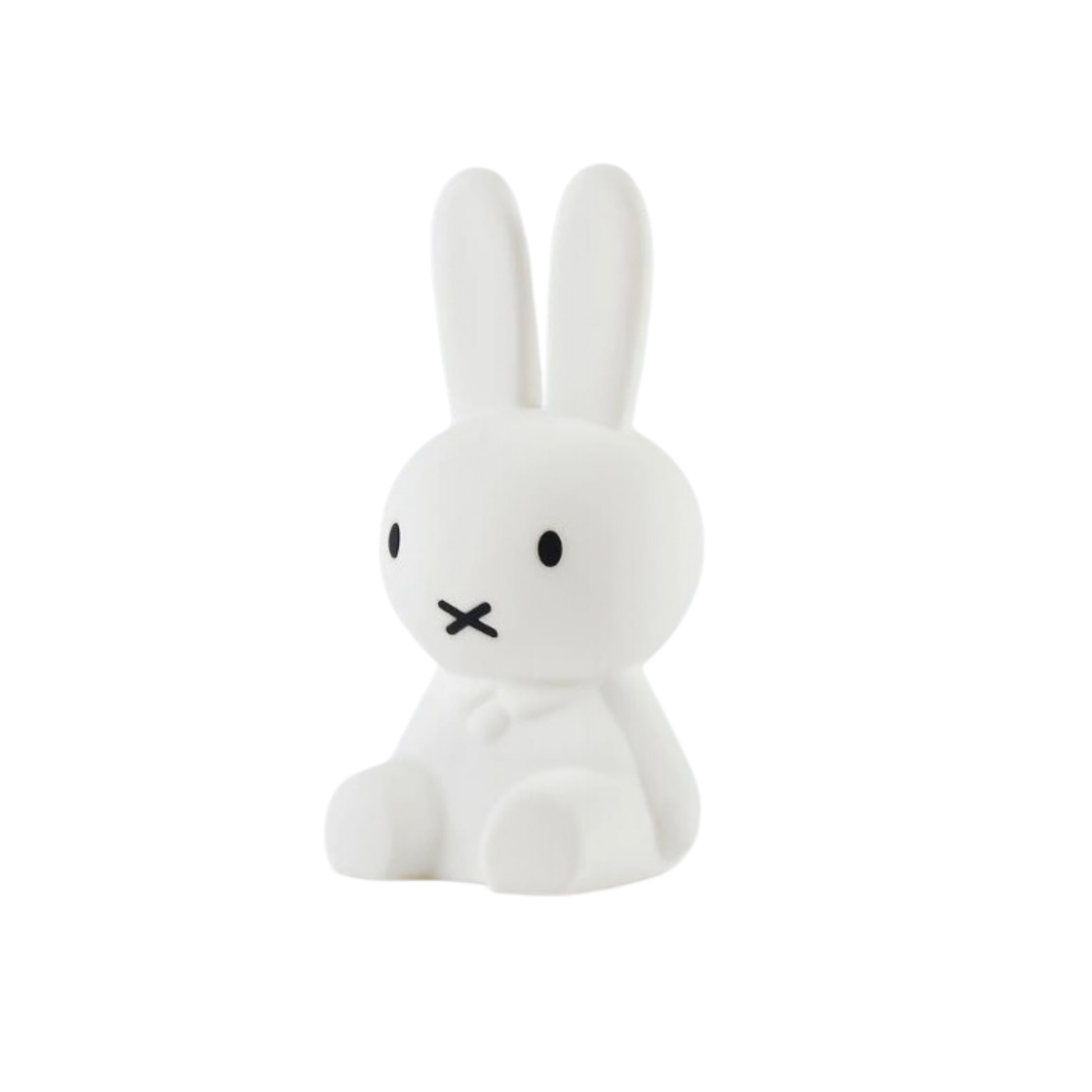 Side view of childrens cute Mr Maria decorative white Miffy night light 30cm
